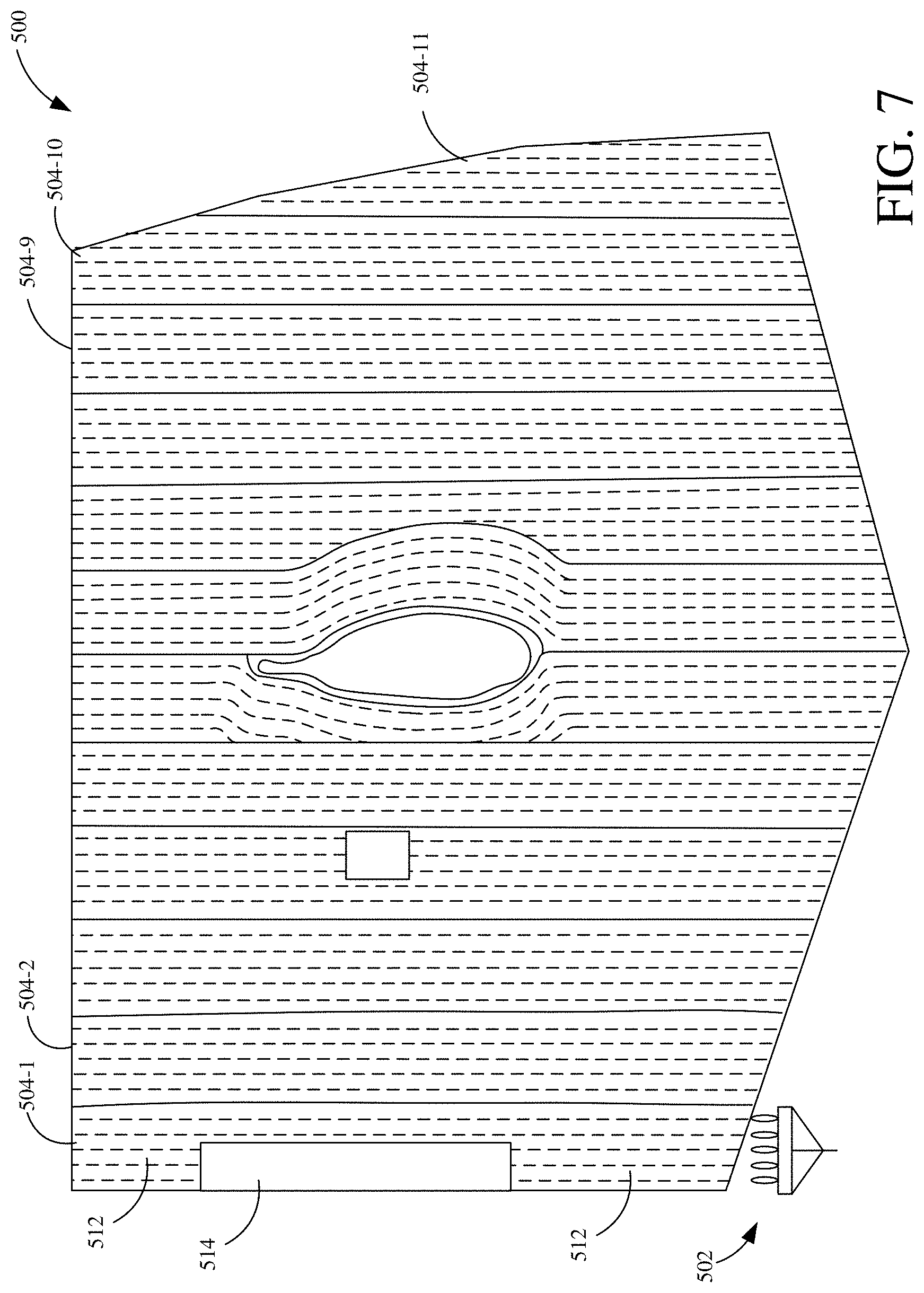 Patent US11778938 Figure 7 – Agricultural machine section control