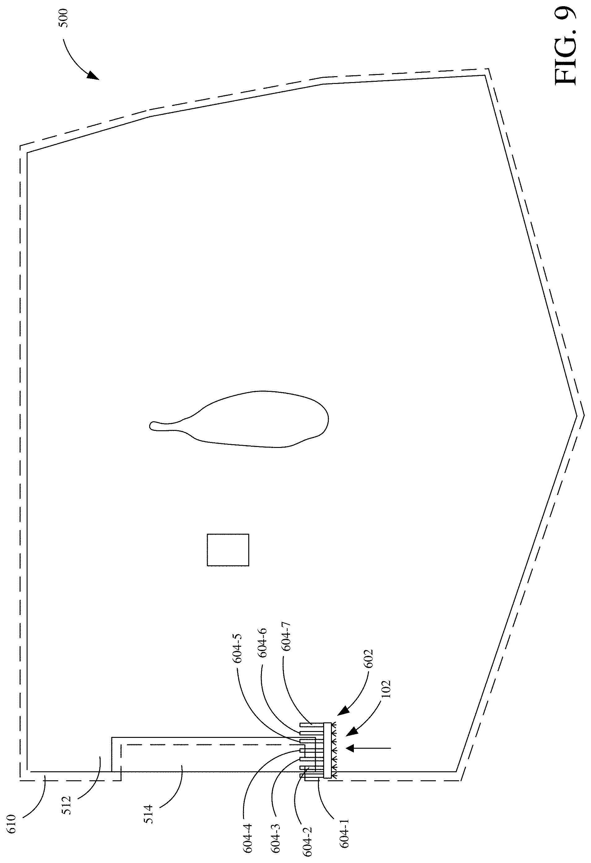 Patent US11778938 Figure 9 – Agricultural machine section control