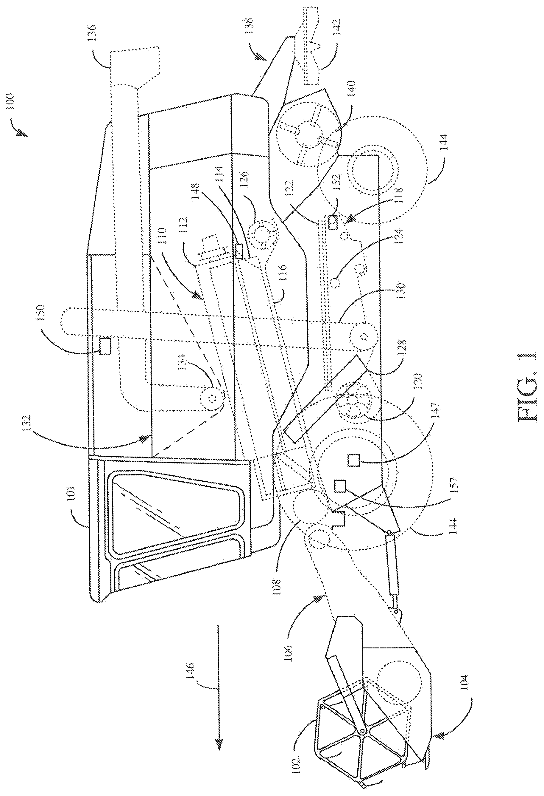 Patent US11778945 Figure 1 – Machine control using real-time model