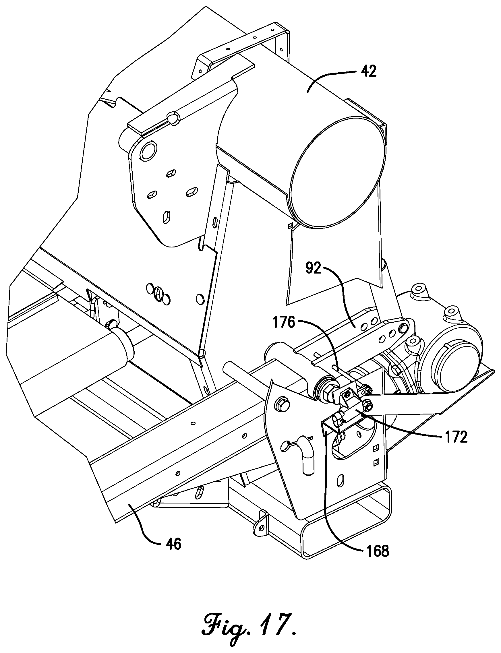 Patent US11778946 Figure 17 – Flexible header with sectional height adjustment