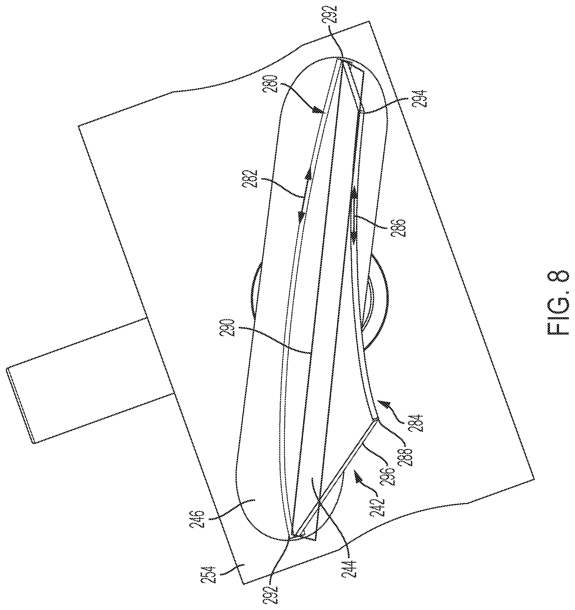 Patent US11778947 Figure 8 – Automated adjustable angle of incidence fan for cleaning sugarcane