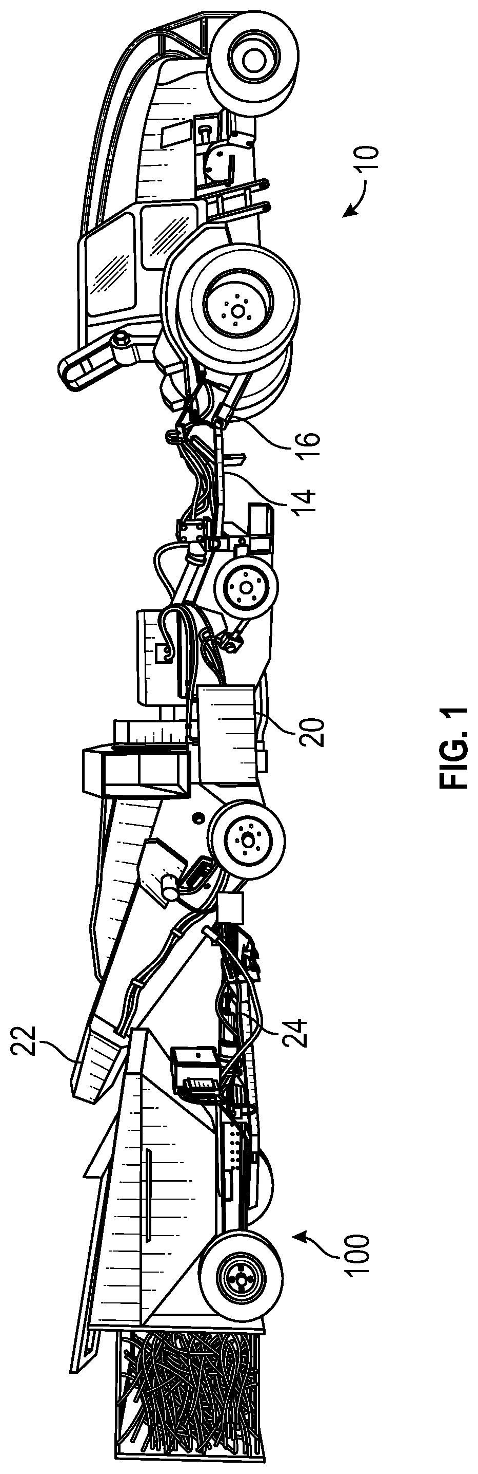 Patent US11778948 Figure 1 – Orchard sanitation implement