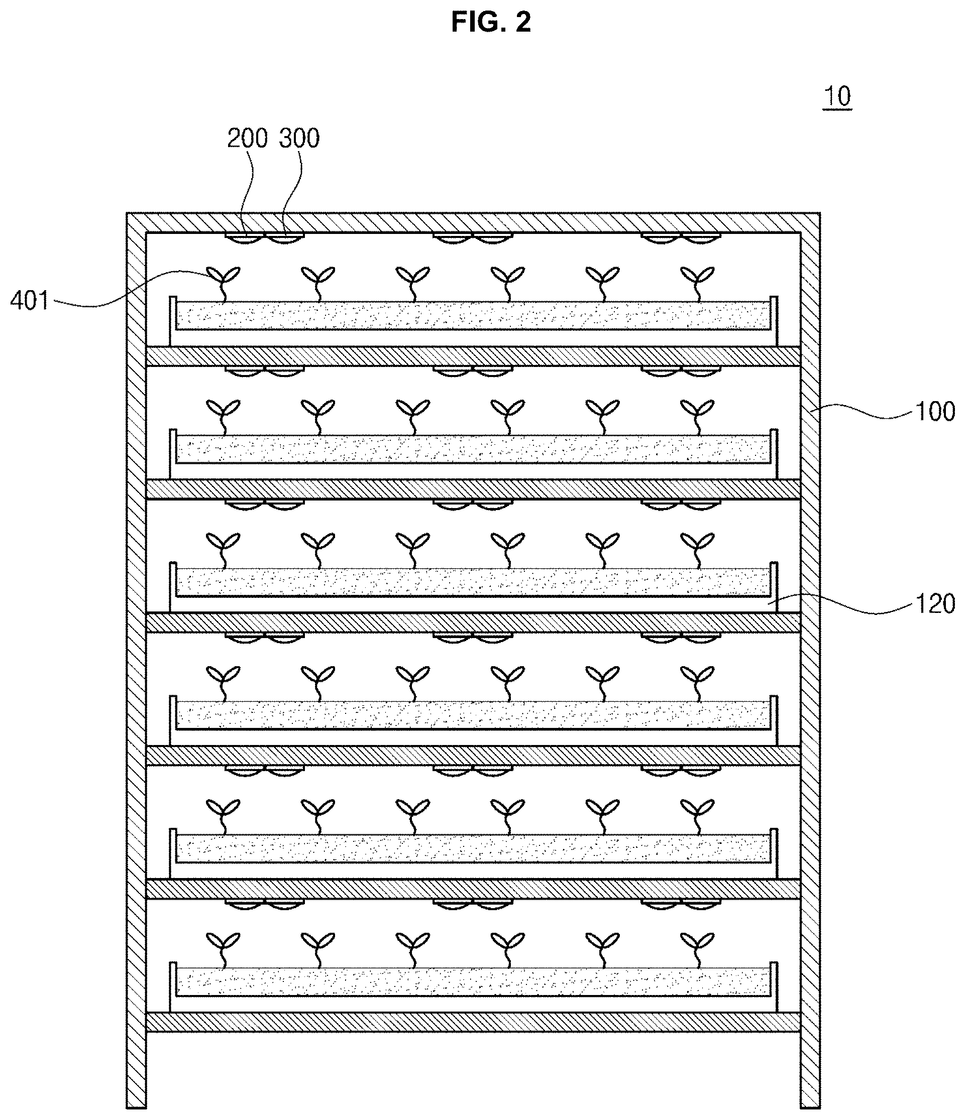 Patent US11778953 Figure 3 – Light source for plant cultivation