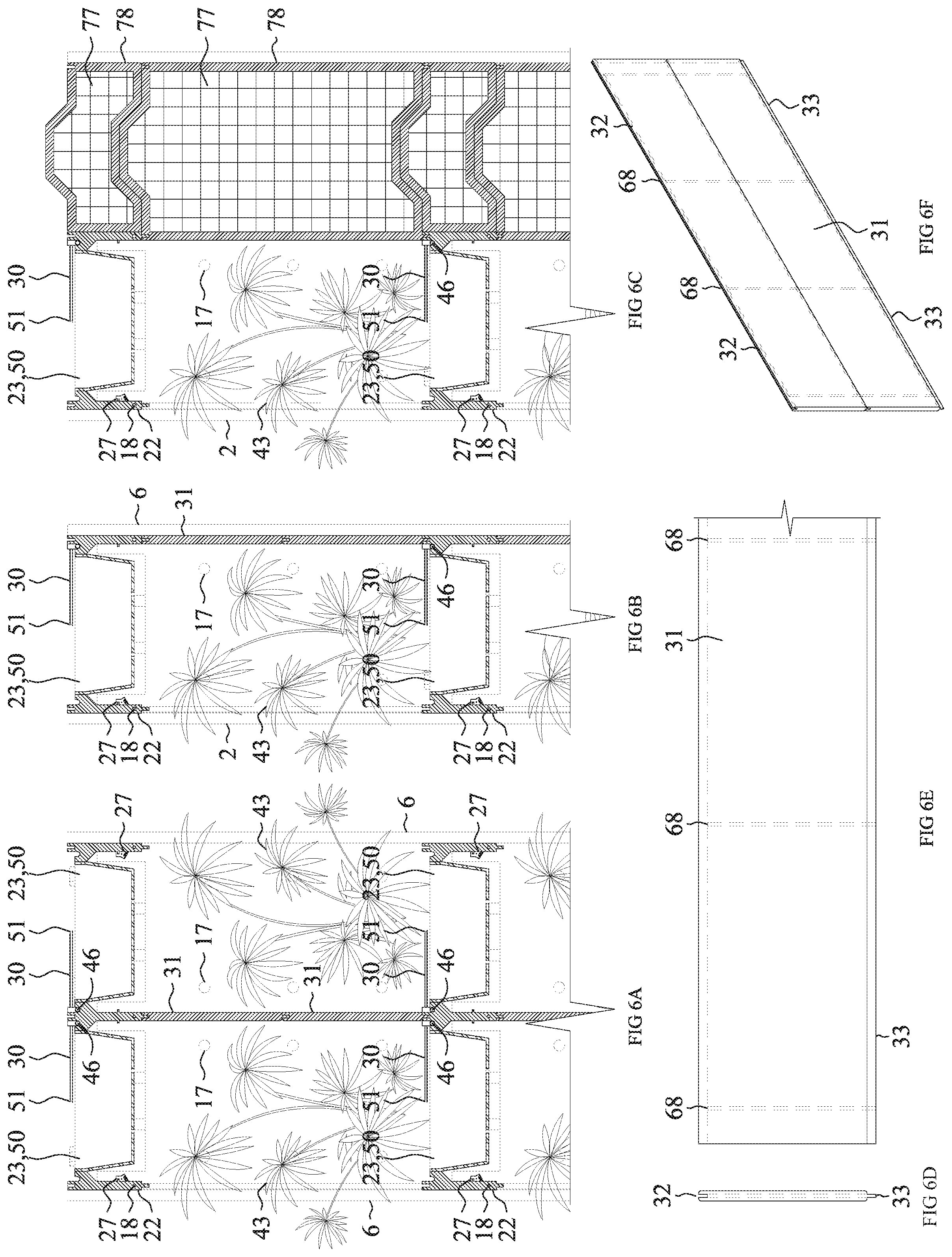Patent US11778955 Figure 6 – Automated vertical plant cultivation system