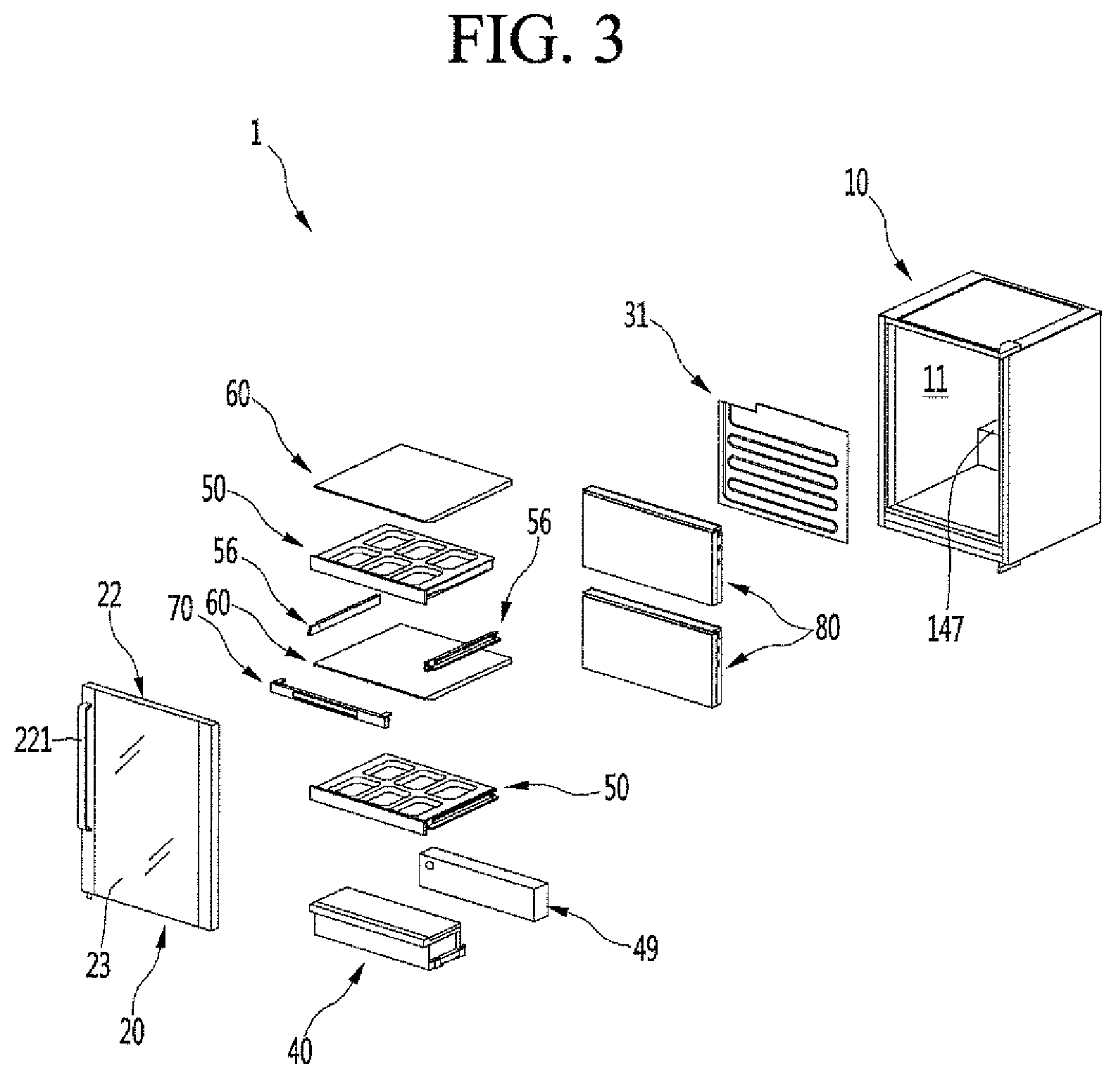Patent US11778957 Figure 3 – Apparatus for cultivating plants