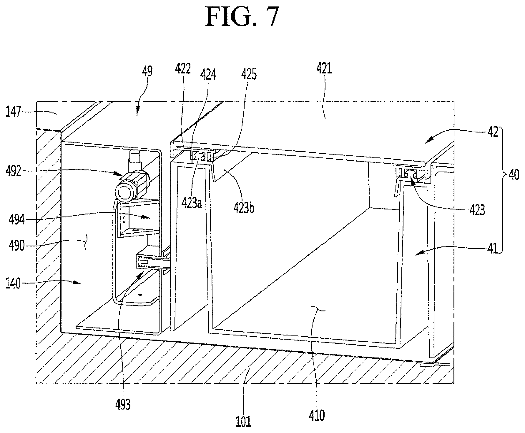 Patent US11778957 Figure 7 – Apparatus for cultivating plants