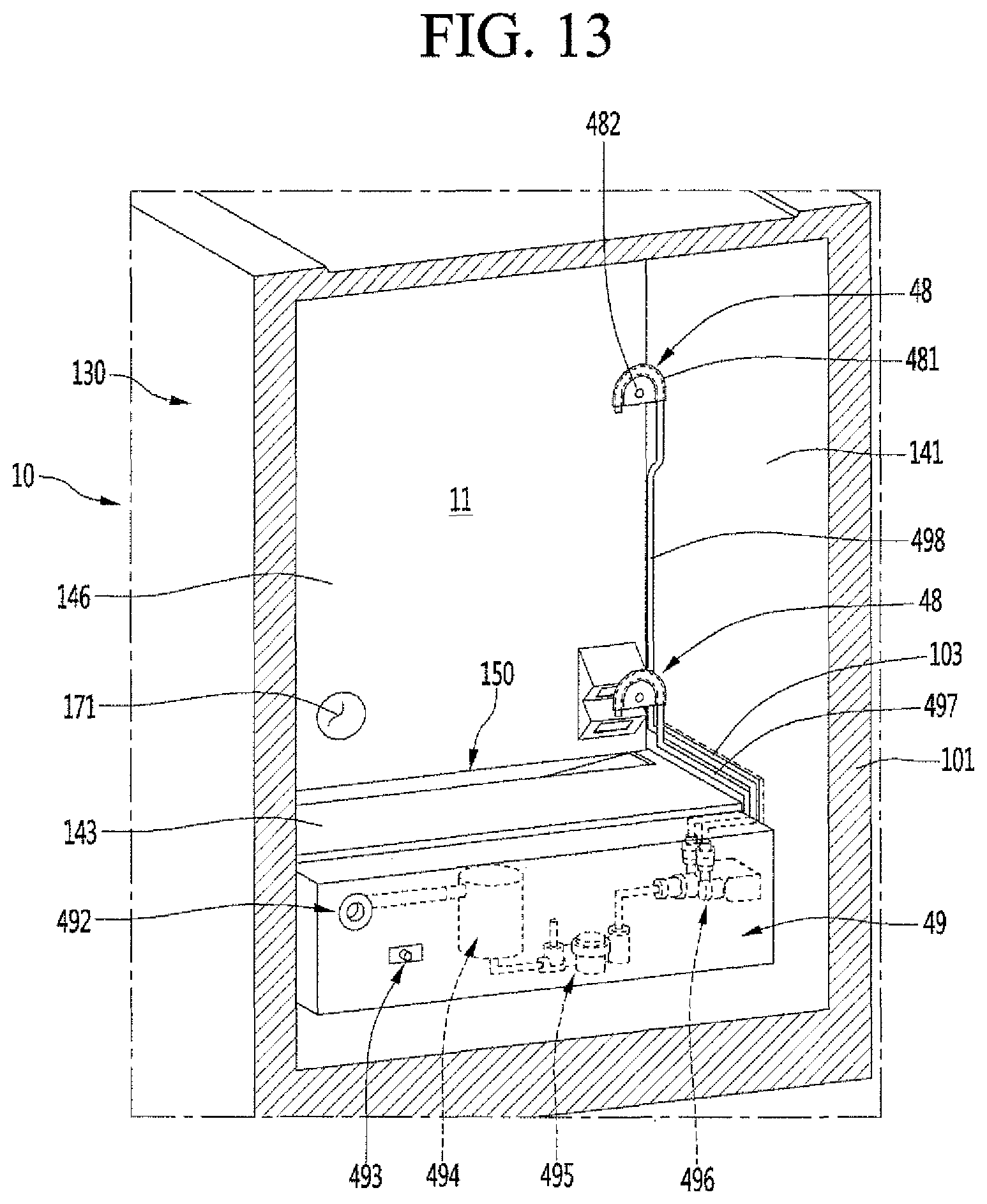 Patent US11778957 Figure 13 – Apparatus for cultivating plants