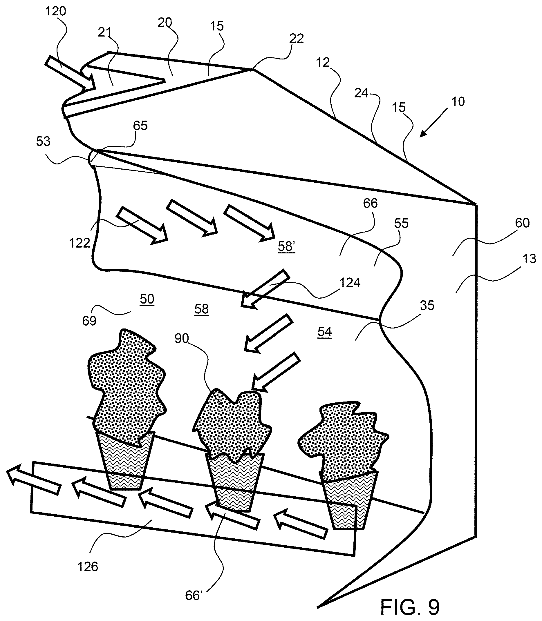 Patent US11778958 Figure 8 – Multi-source heat exchange system employing a ground-energy storage system for controlled environment enclosures