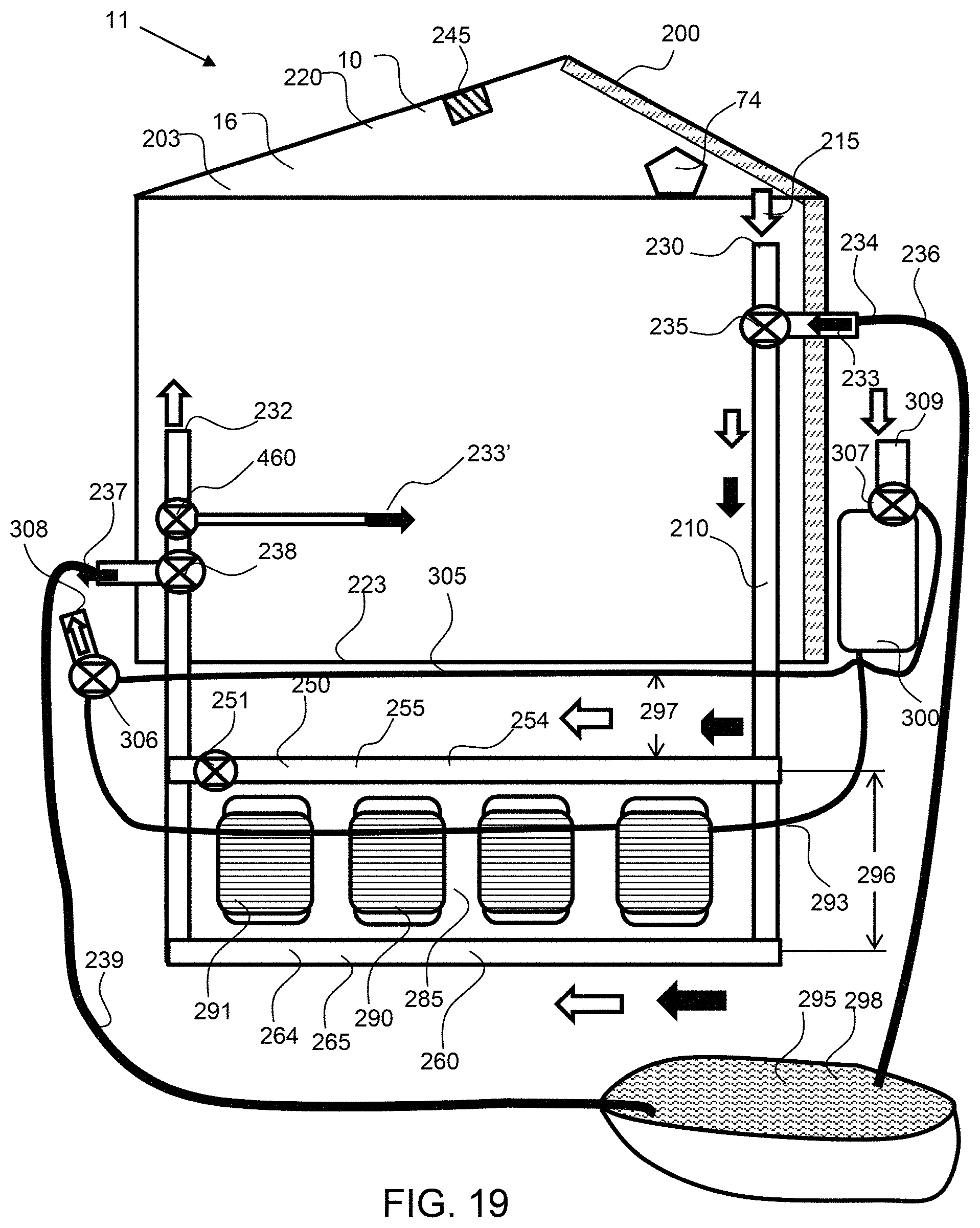 Patent US11778958 Figure 16 – Multi-source heat exchange system employing a ground-energy storage system for controlled environment enclosures