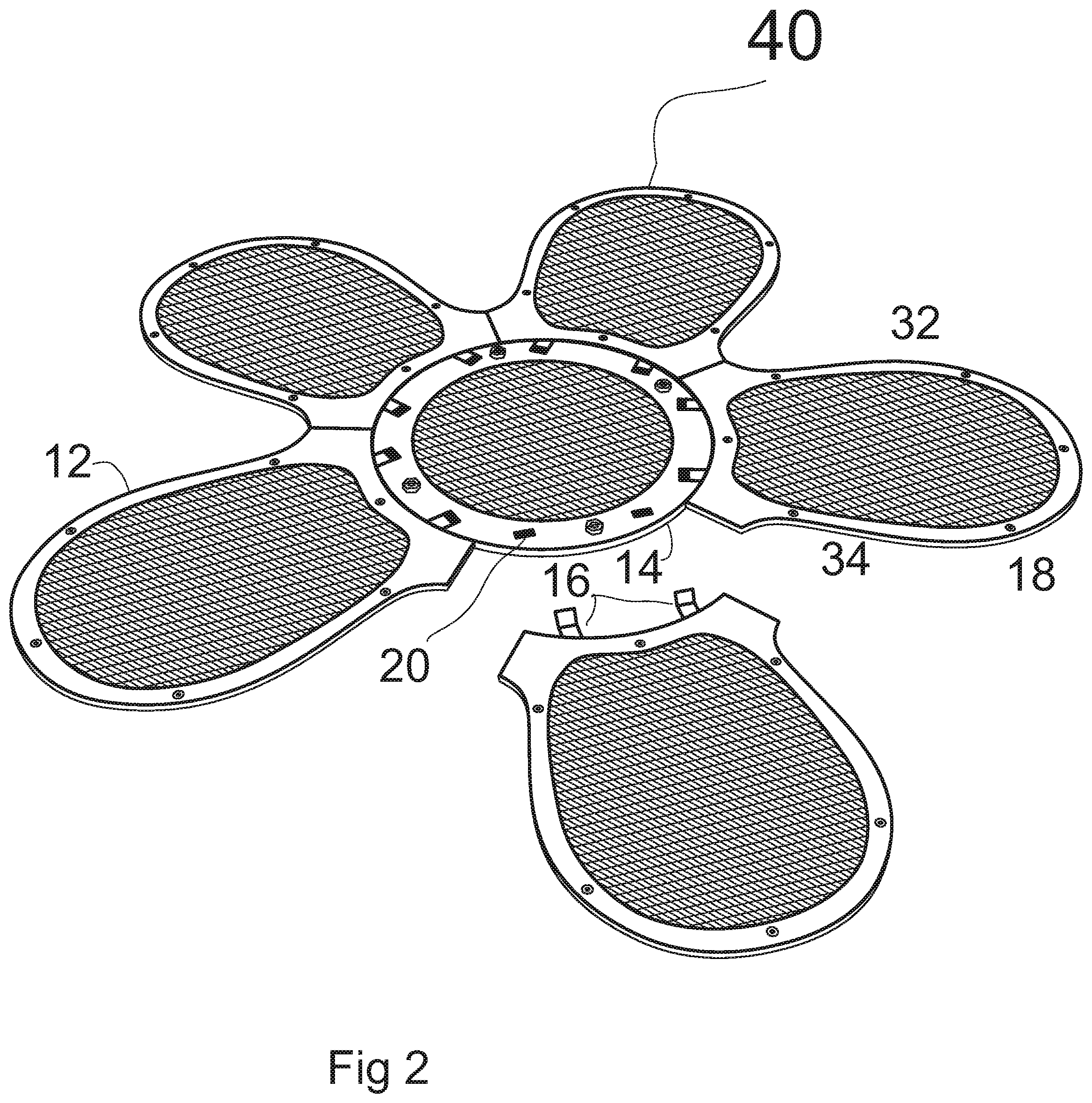 Patent US11778959 Figure 2 – Plant shade device