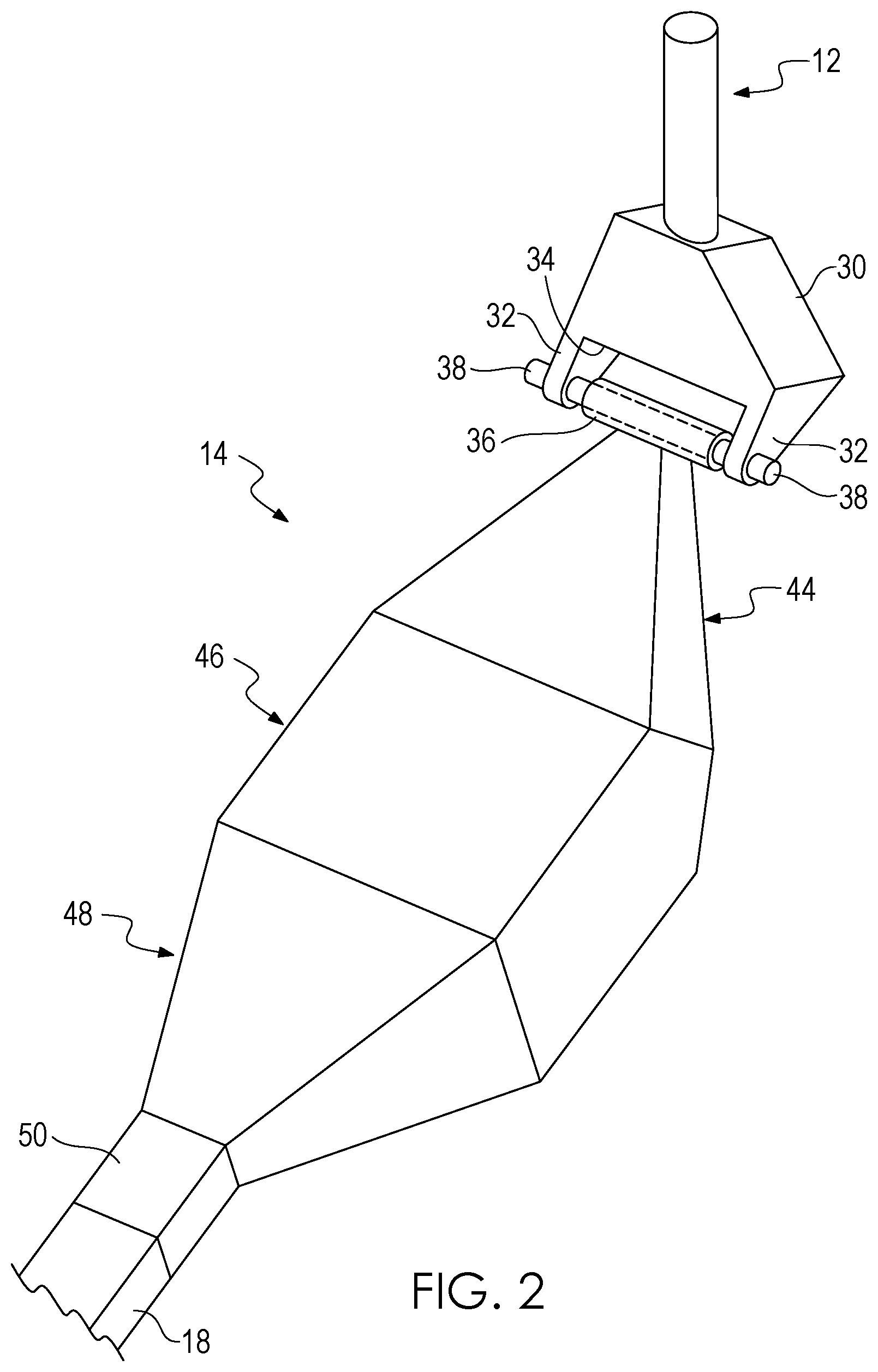 Patent US11778961 Figure 2 – Tree trimming apparatus and method
