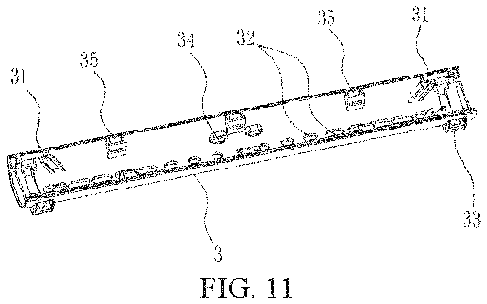 Patent US11778962 Figure 11 – Swinging pipe with adjustable spraying angle