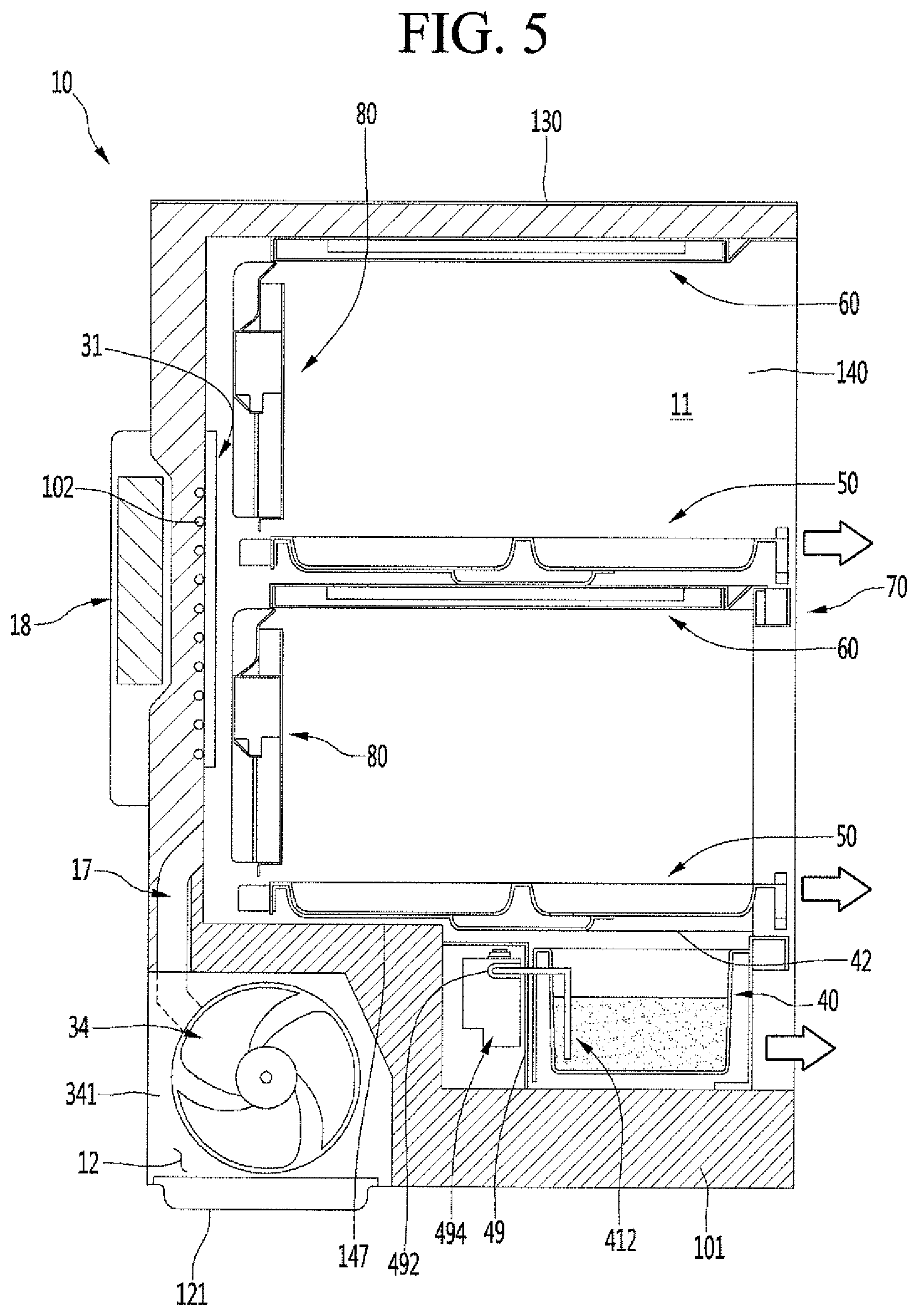 Patent US11778964 Figure 5 – Apparatus for cultivating plants