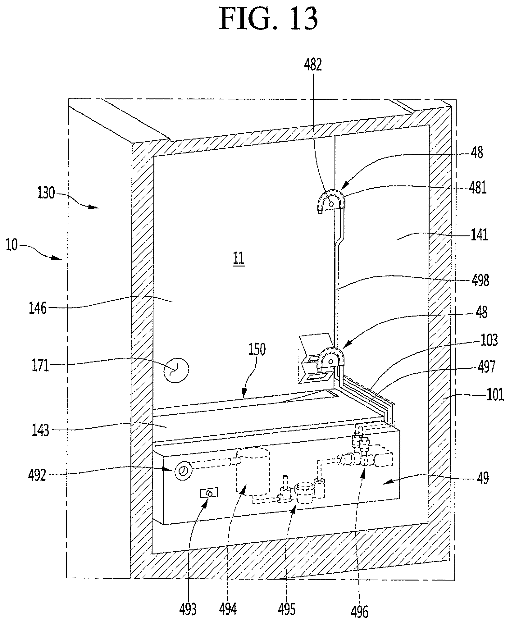 Patent US11778964 Figure 13 – Apparatus for cultivating plants