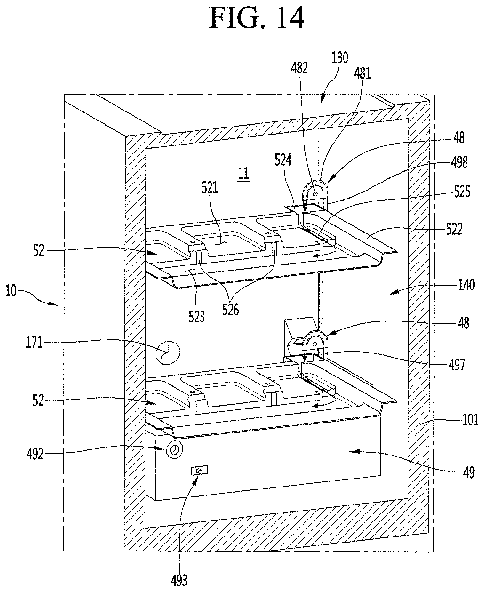 Patent US11778964 Figure 14 – Apparatus for cultivating plants