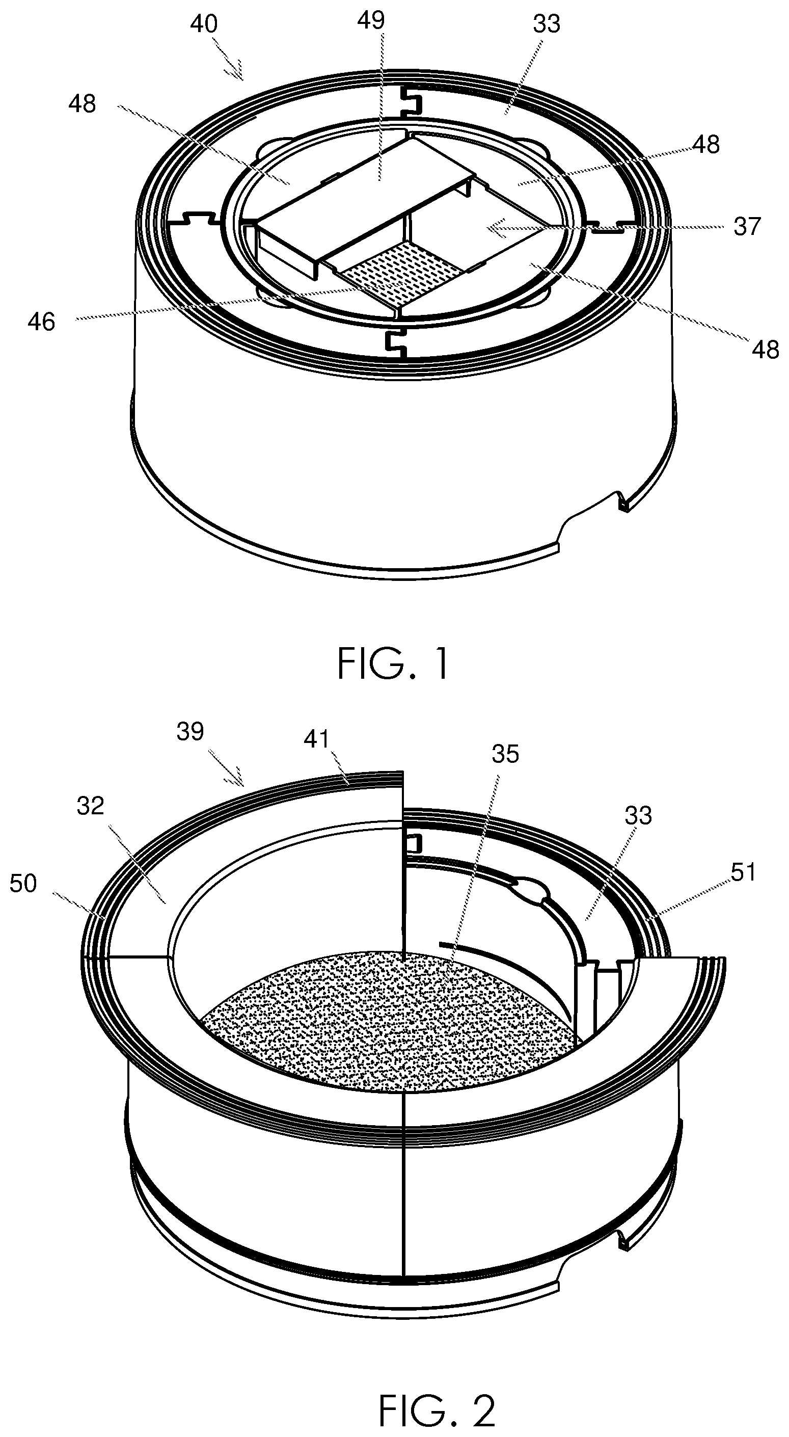 Patent US11778978 Figure 1 – Kitty water potty trainer and associated method(s)