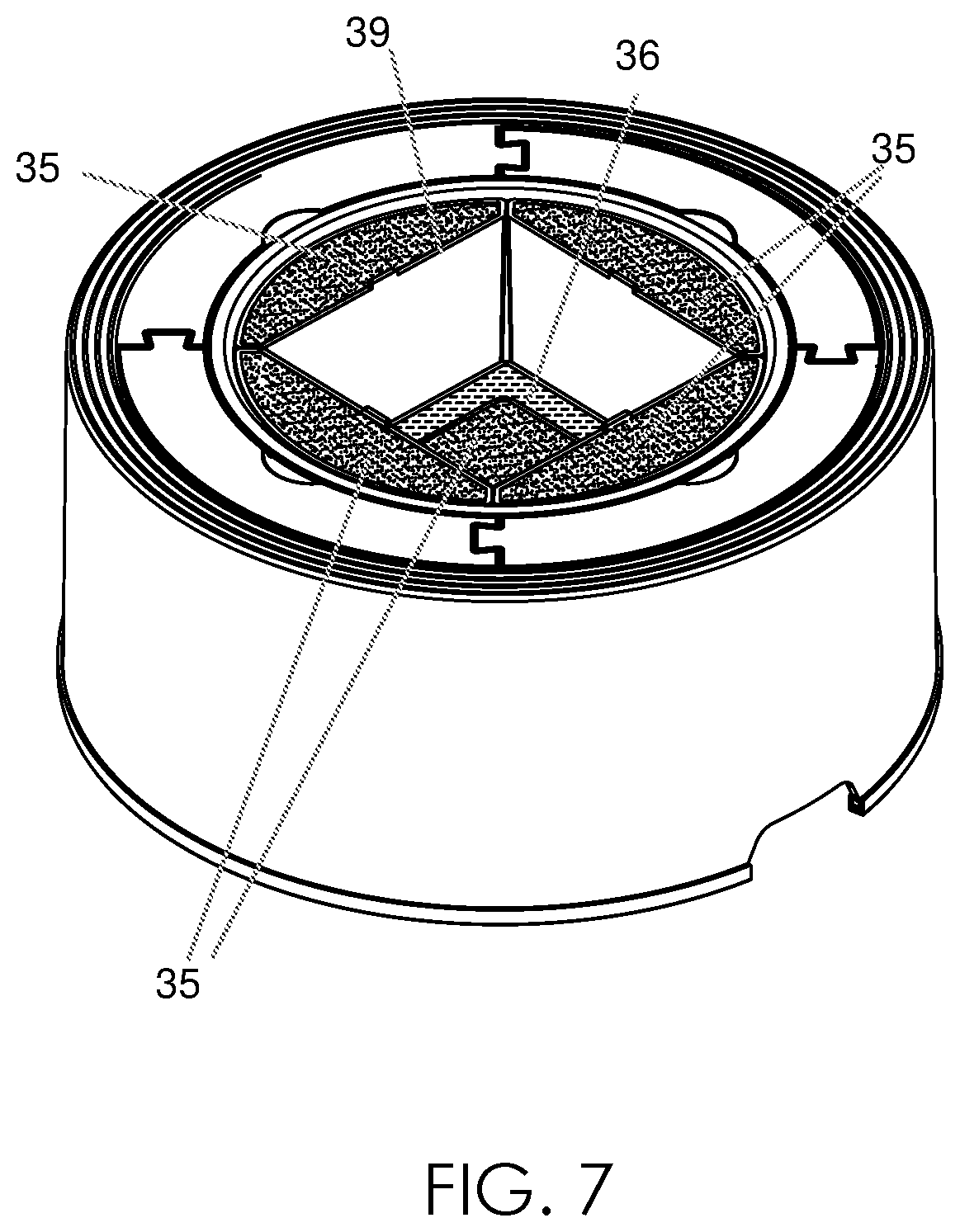 Patent US11778978 Figure 4 – Kitty water potty trainer and associated method(s)
