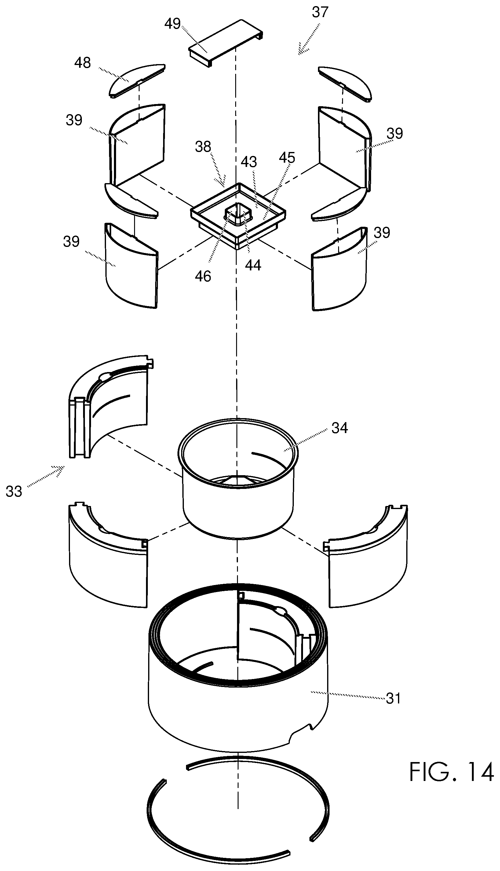 Patent US11778978 Figure 8 – Kitty water potty trainer and associated method(s)
