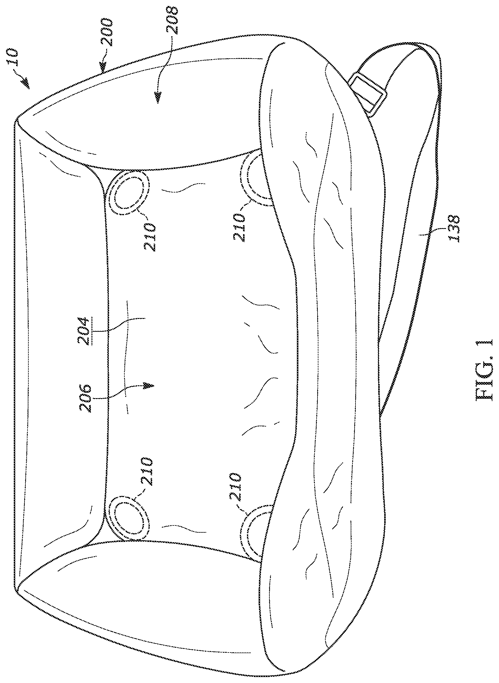 Patent US11778979 Figure 1 – Travel pet bed