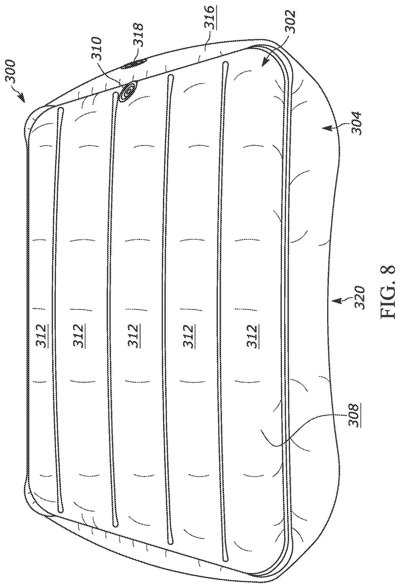 Patent US11778979 Figure 8 – Travel pet bed
