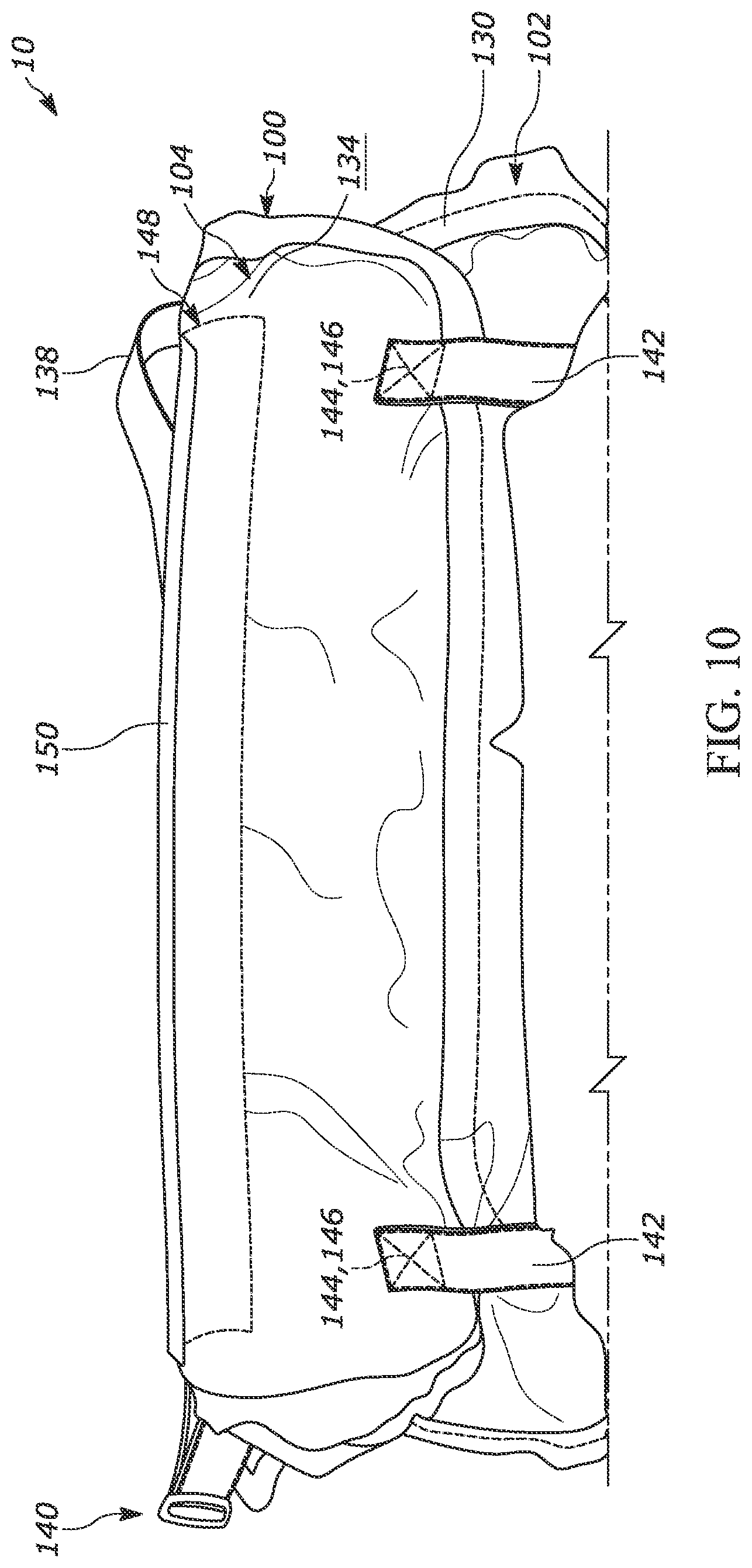 Patent US11778979 Figure 10 – Travel pet bed