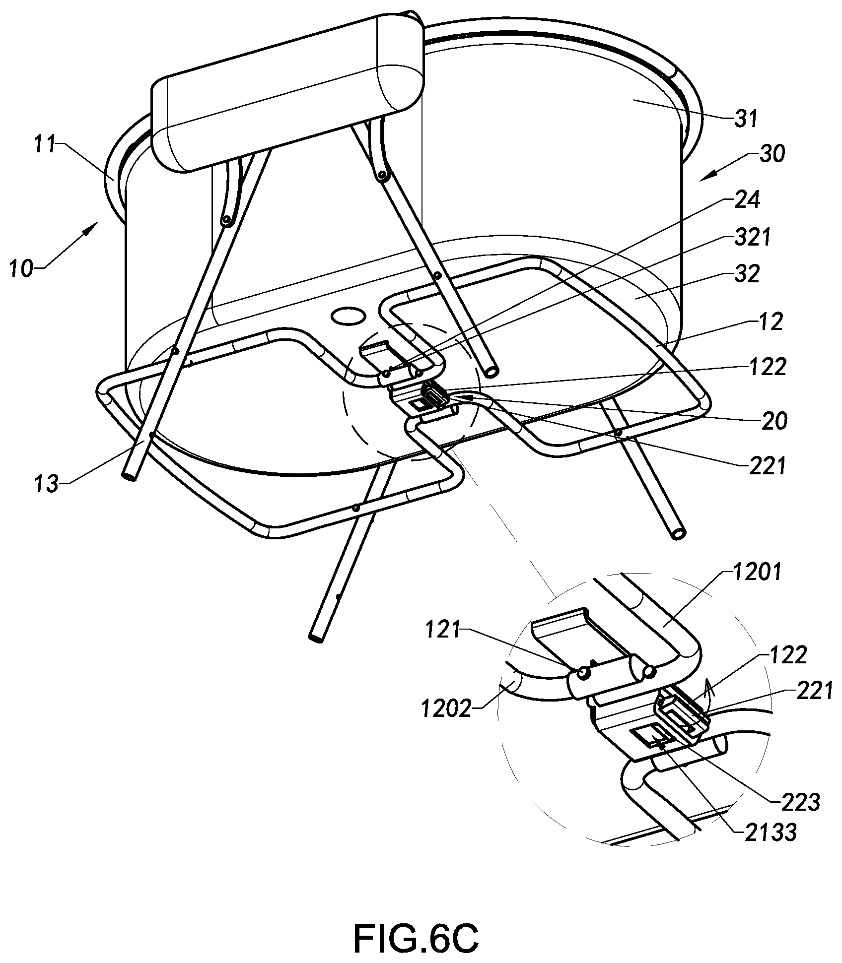 Patent US11778985 Figure 9 – Foldable container and foldable supporting frame thereof, and folding method