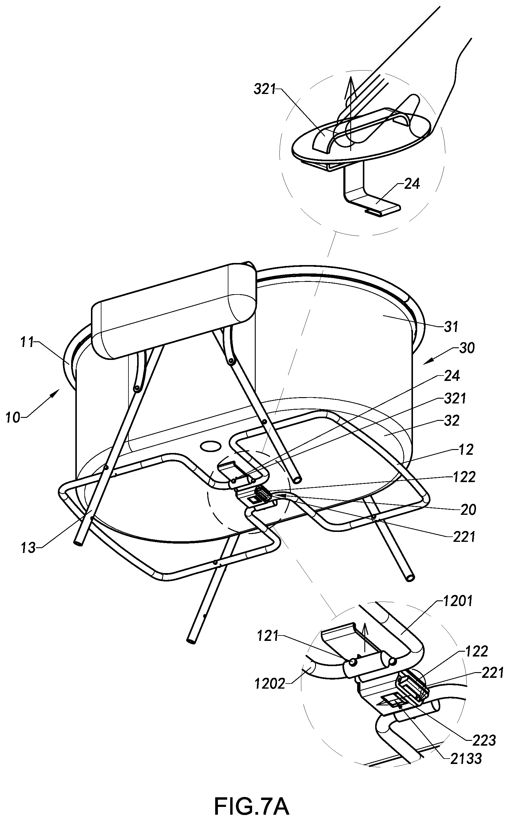 Patent US11778985 Figure 10 – Foldable container and foldable supporting frame thereof, and folding method