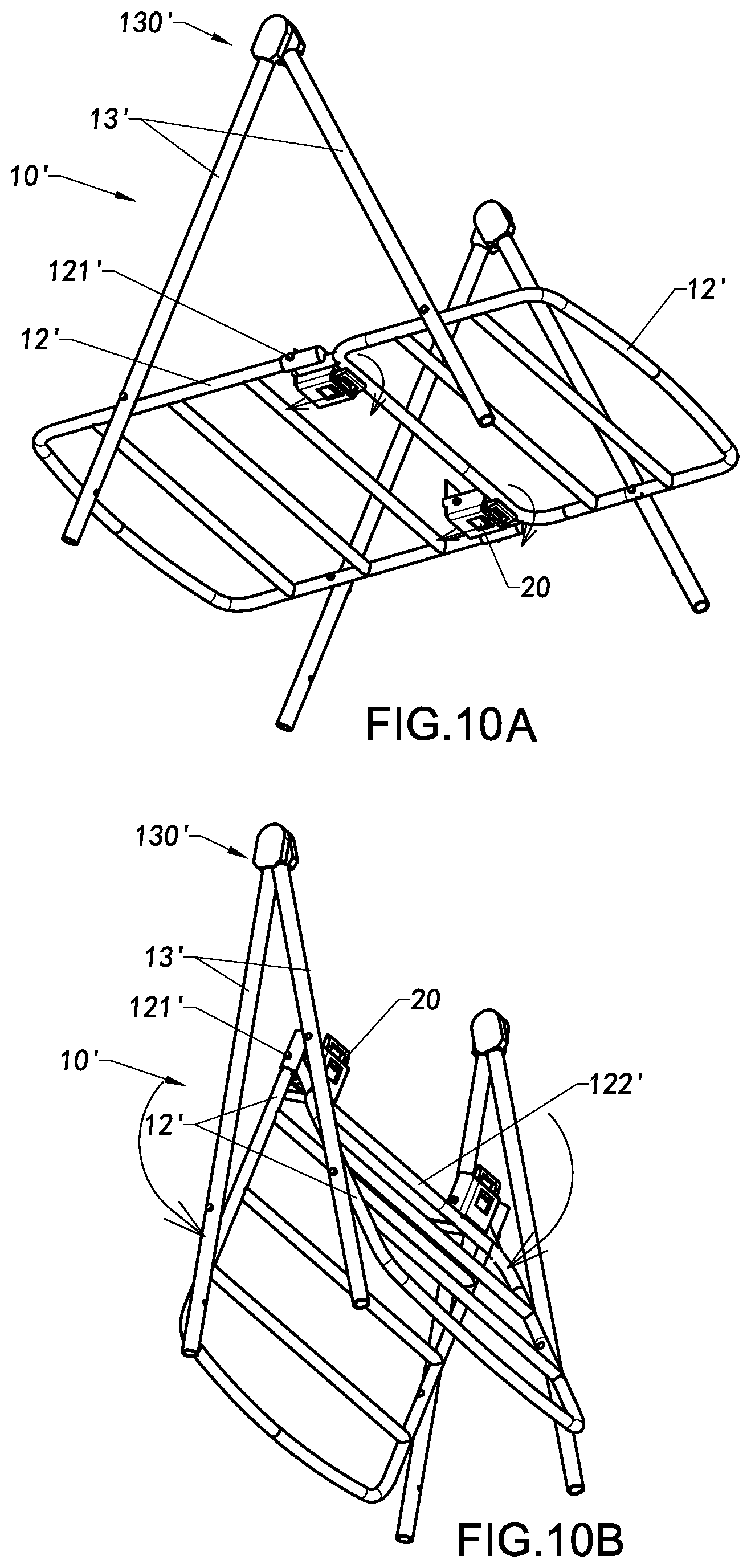 Patent US11778985 Figure 15 – Foldable container and foldable supporting frame thereof, and folding method