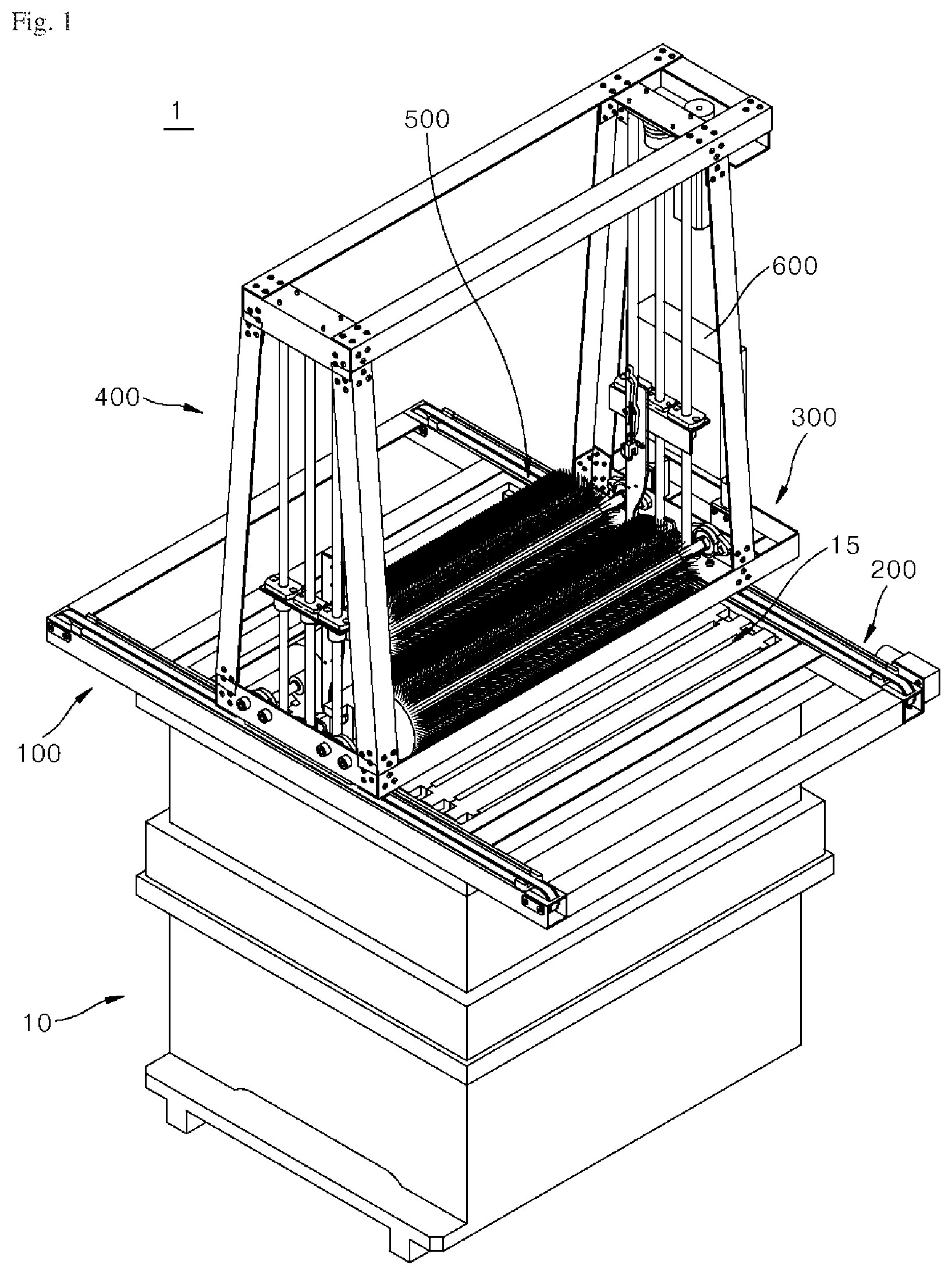 Patent US11778988 Figure 1 – Automatic bee separation device