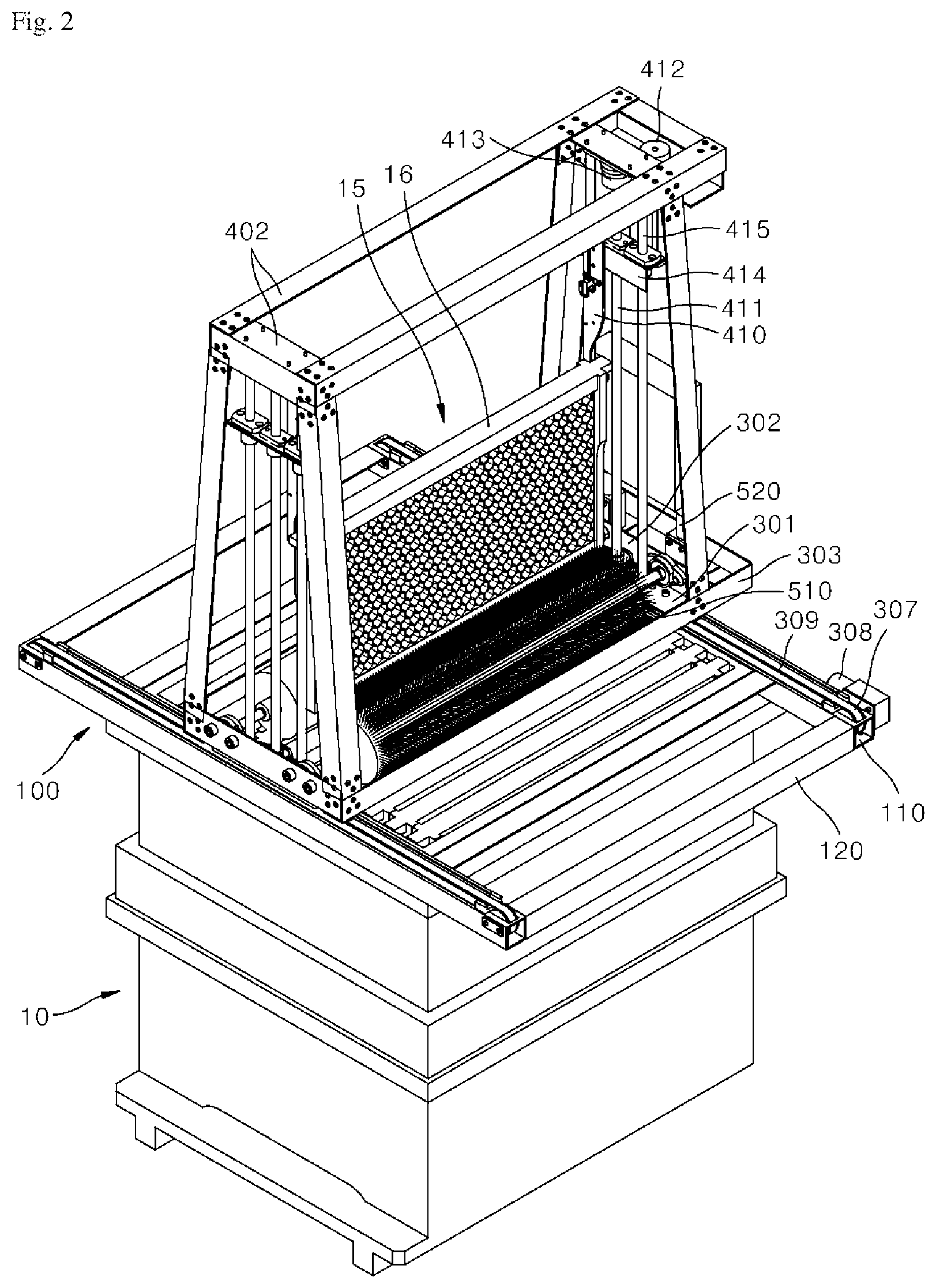 Patent US11778988 Figure 2 – Automatic bee separation device