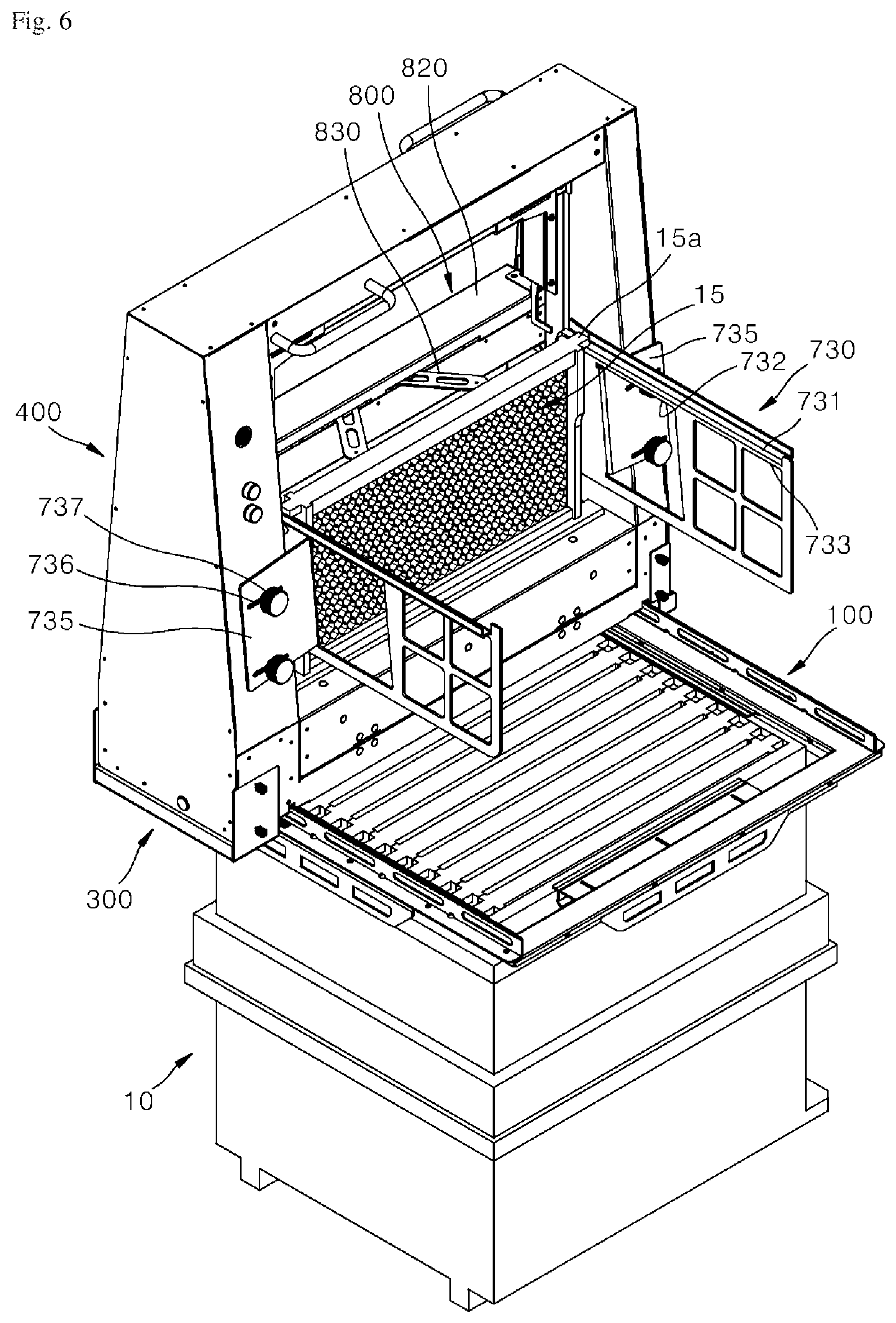 Patent US11778988 Figure 6 – Automatic bee separation device