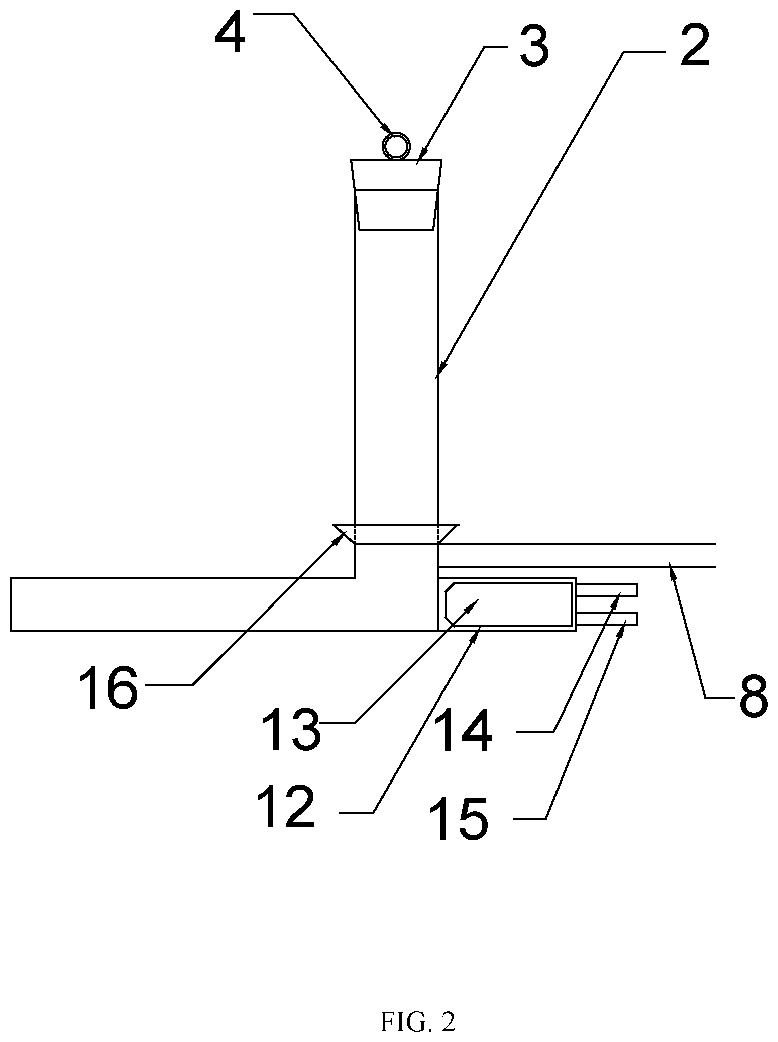 Patent US11778989 Figure 2 – Water changing device for aquaculture breeding