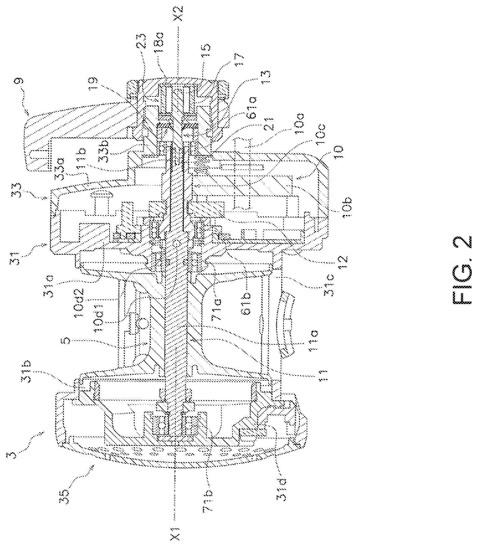 Patent US11778999 Figure 2 – Fishing reel