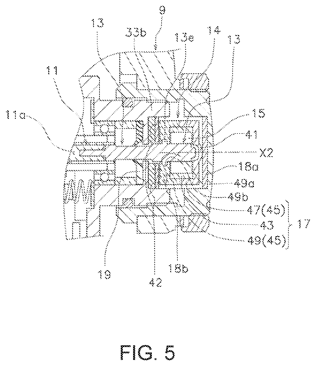 Patent US11779000 Figure 5 – One-way clutch unit for fishing reel and fishing reel