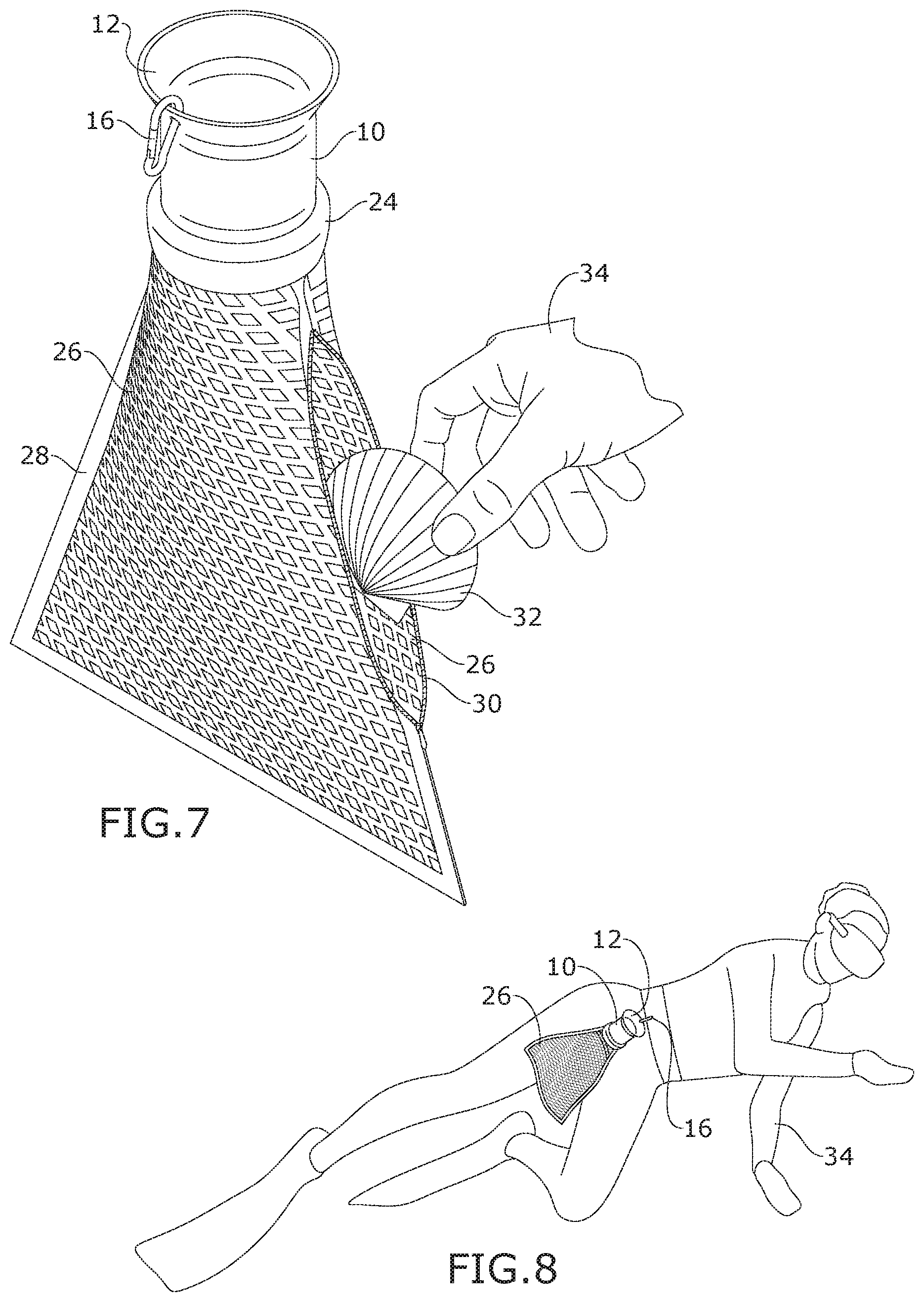 Patent US11779002 Figure 4 – Scallop harvesting bag
