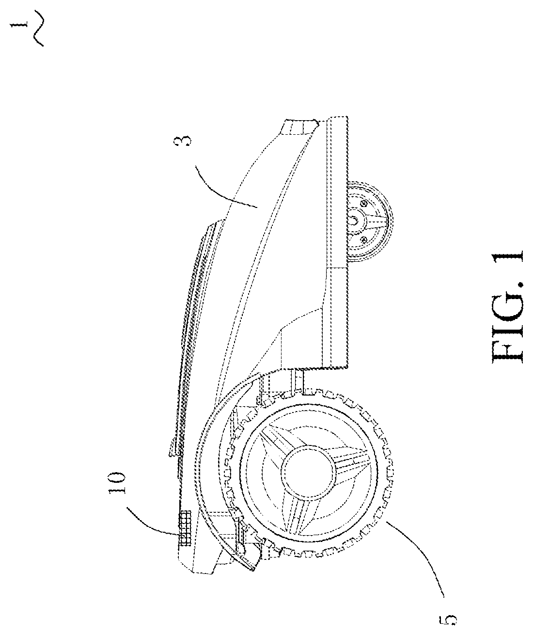 Patent US11779004 Figure 1 – Self-moving device, charging station, automatic working system, and insect suppression device thereof