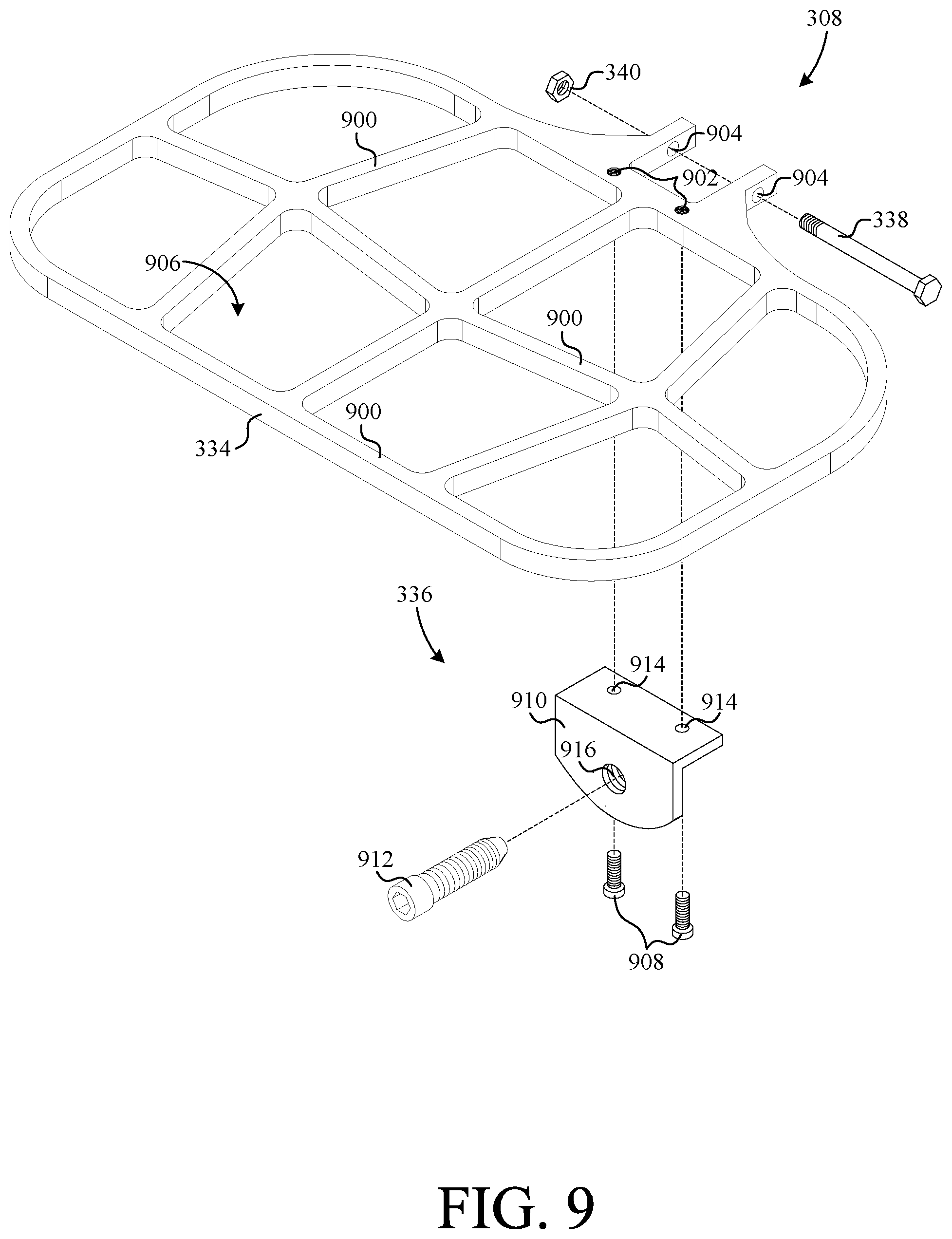 Patent US11779009 Figure 10 – Portable treestand and climbing stick system