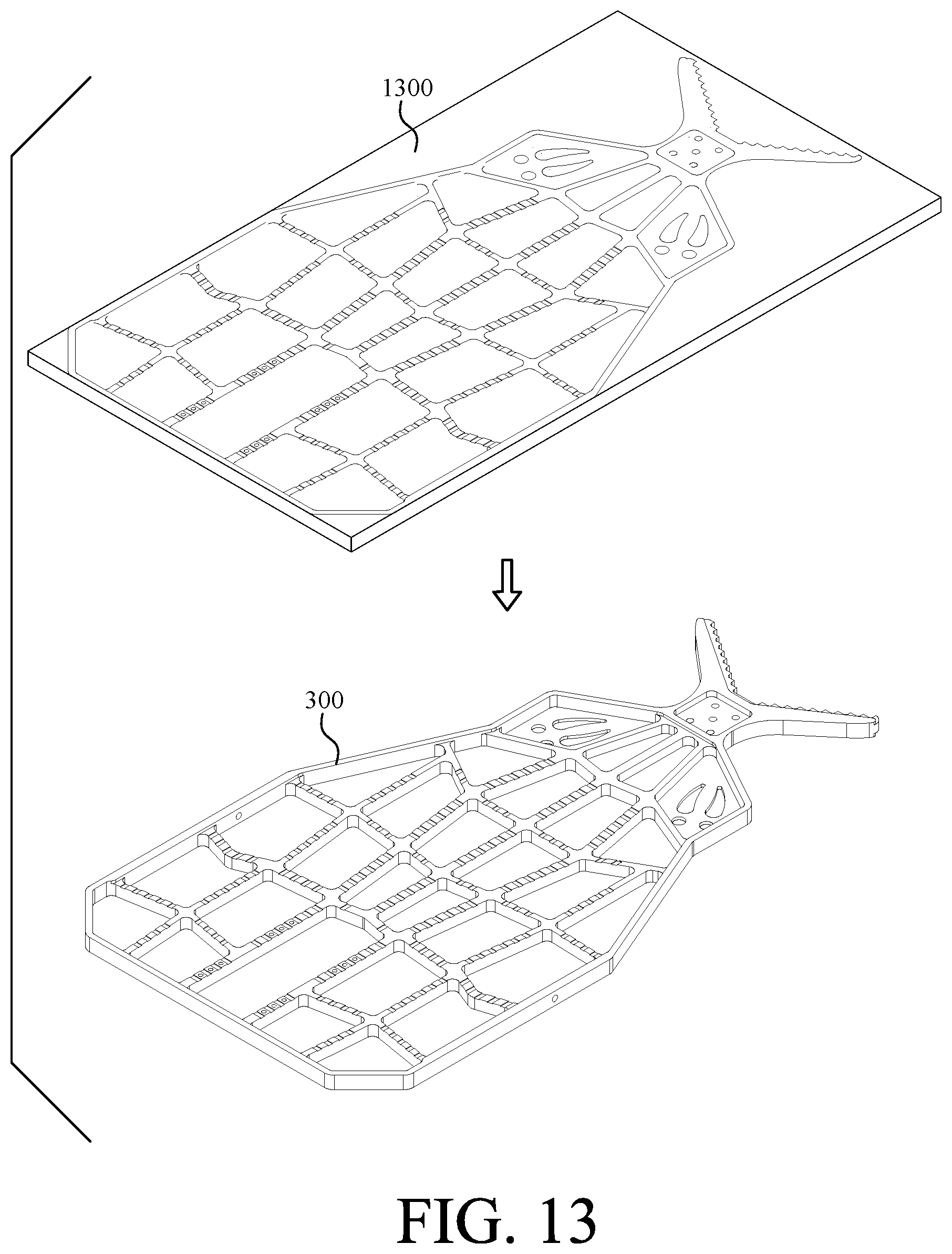 Patent US11779009 Figure 14 – Portable treestand and climbing stick system
