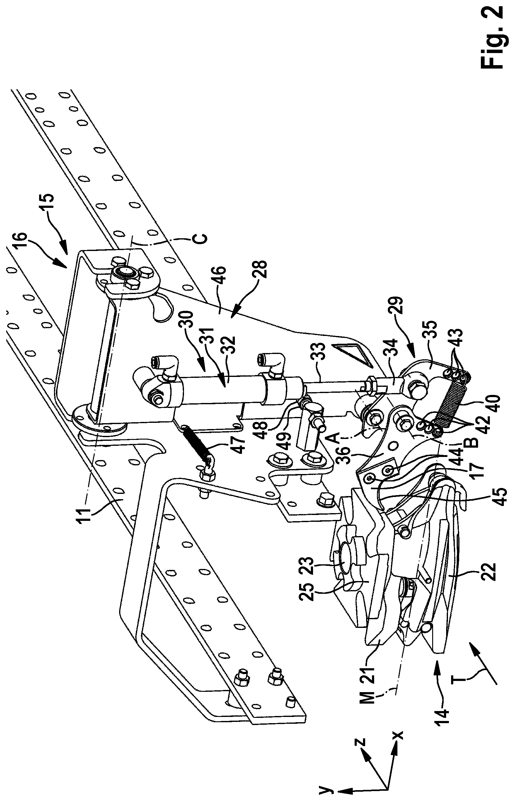 Patent US11779027 Figure 2 – Apparatus and method for automatically processing gutted poultry carcasses or parts thereof