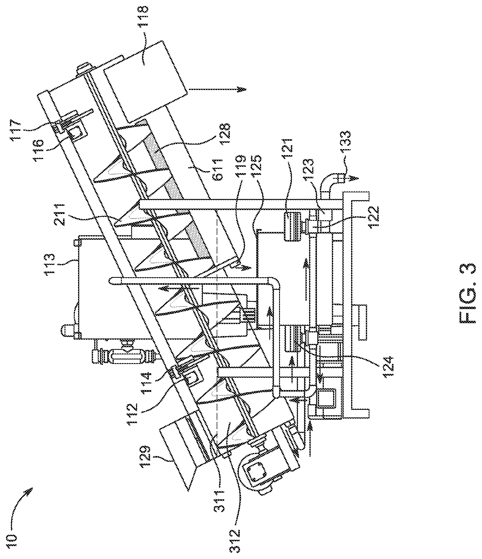 Patent US11779036 Figure 3 – Auger dip apparatus for applying antimicrobial solution