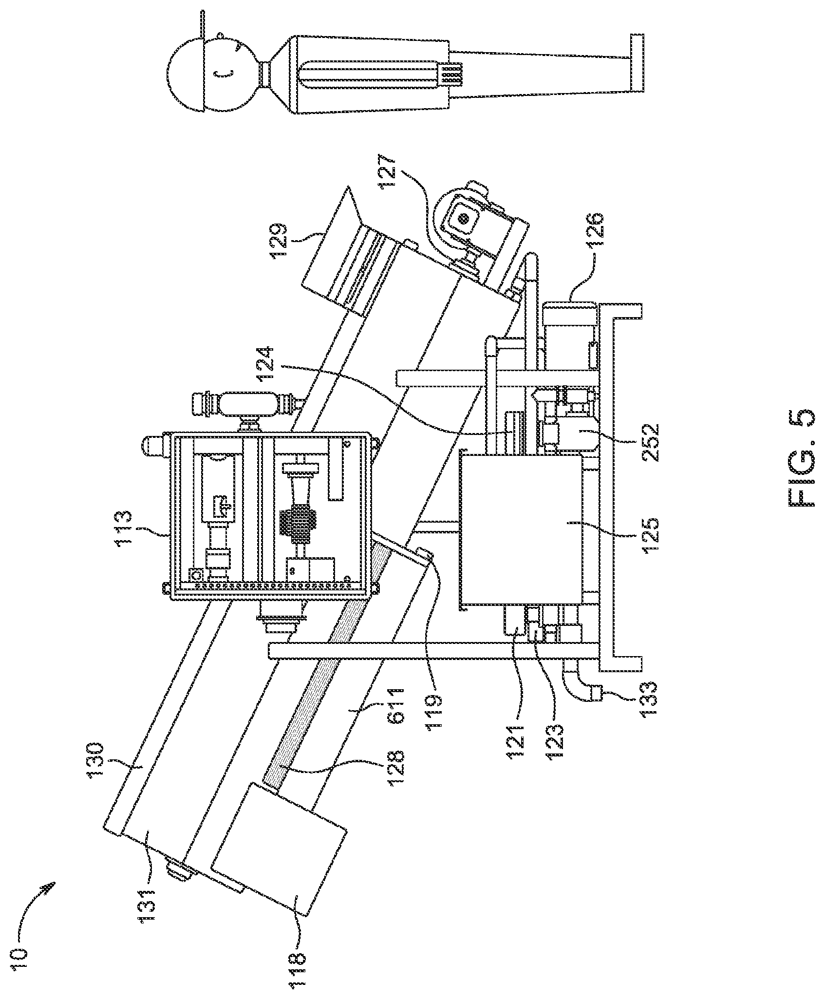 Patent US11779036 Figure 5 – Auger dip apparatus for applying antimicrobial solution