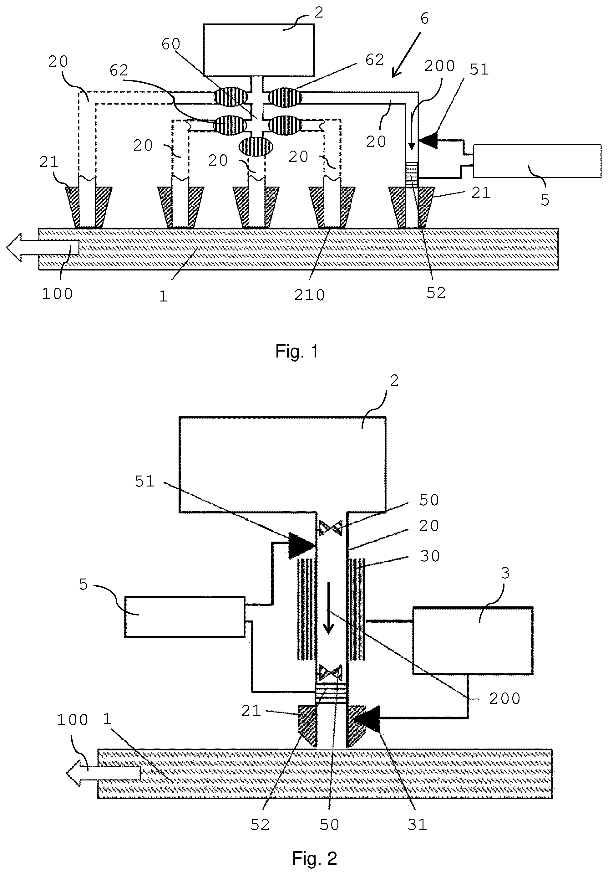 Patent US11779047 Figure 1 – Forming apparatus and method for forming a continuous tubular rod from a continuous tow material