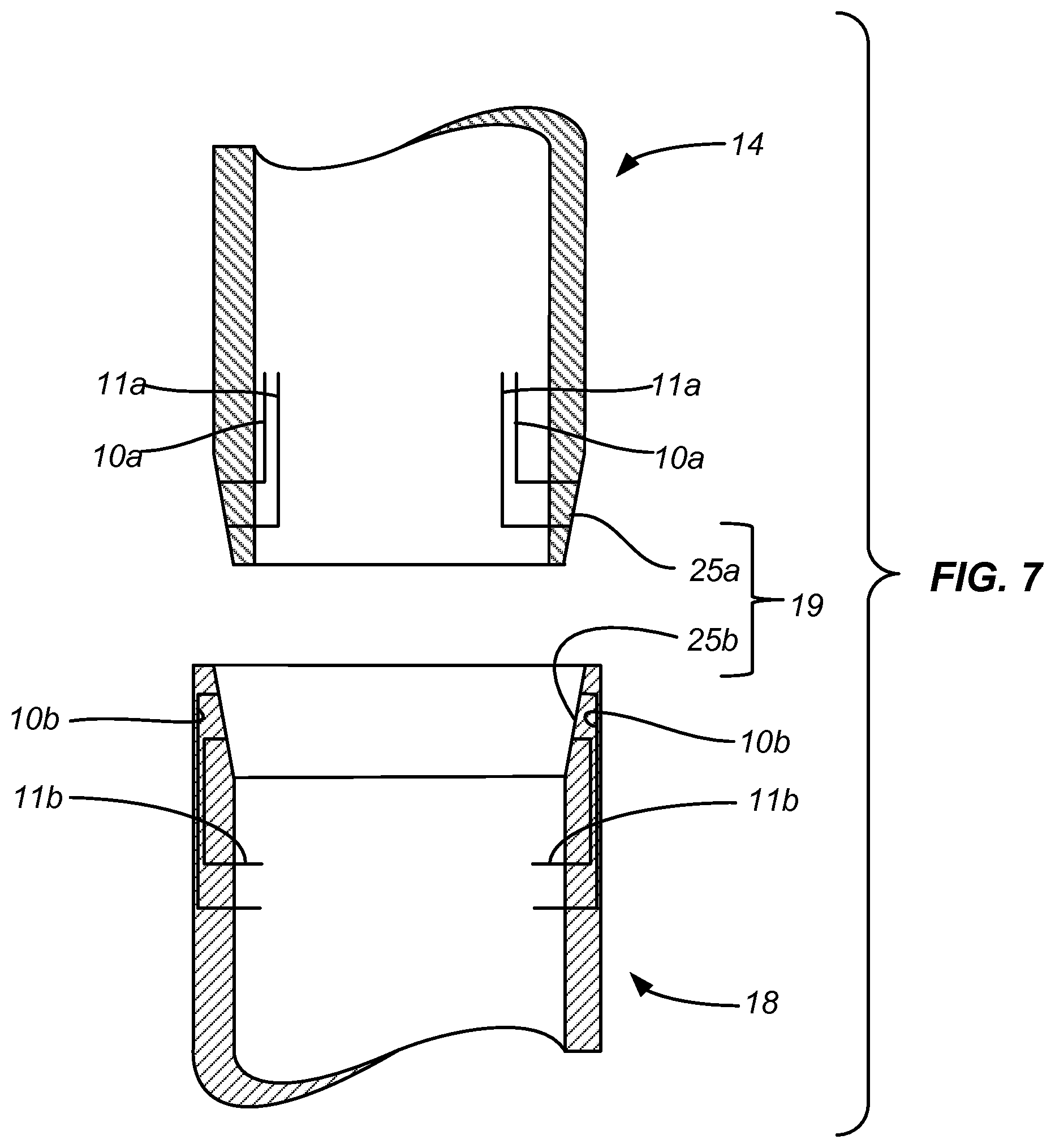 Patent US11779049 Figure 7 – Multiple heating elements with separate vaporizable materials in an electric vaporization device