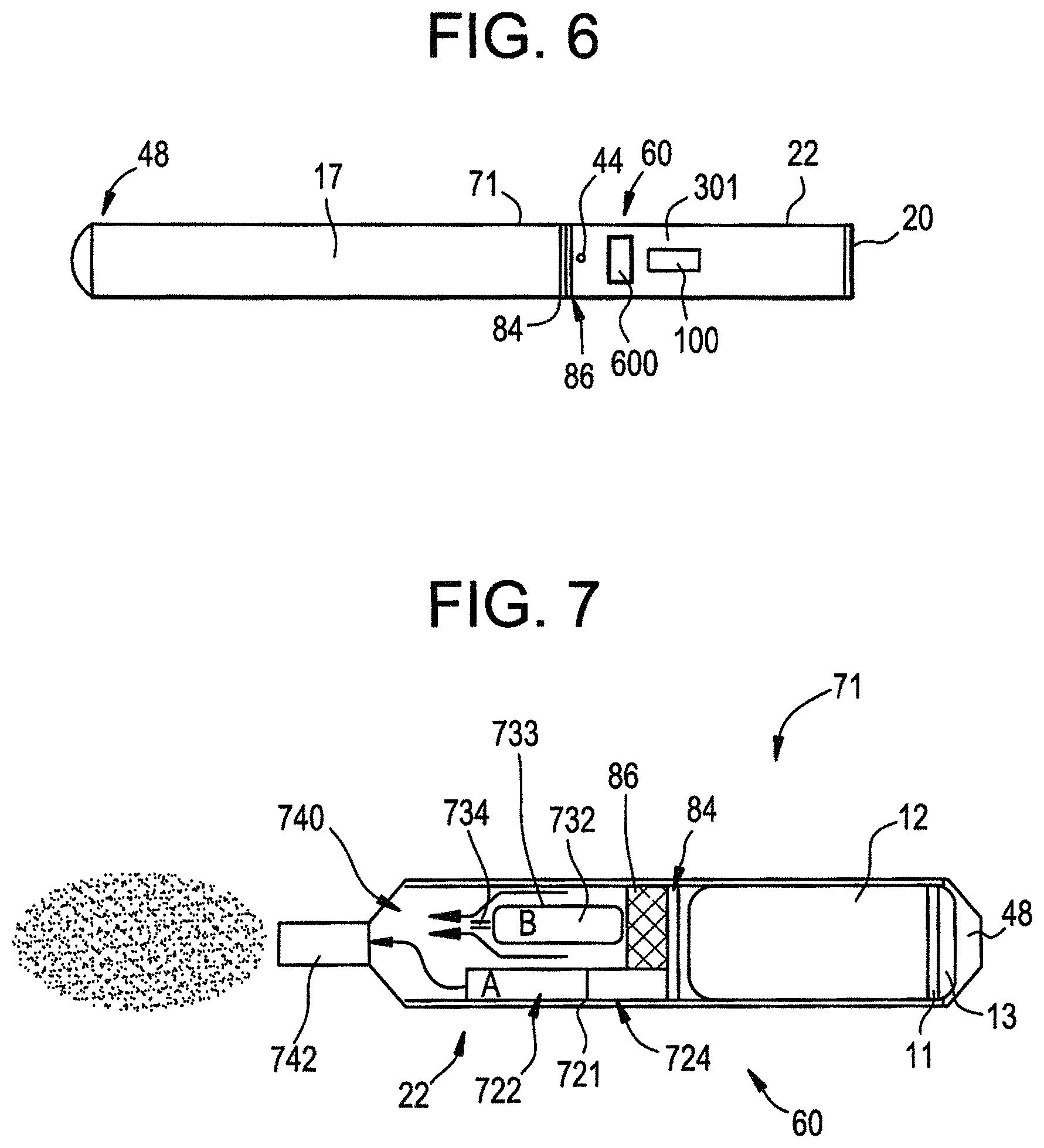 Patent US11779055 Figure 7 – Multiple dispersion generator e-vaping device