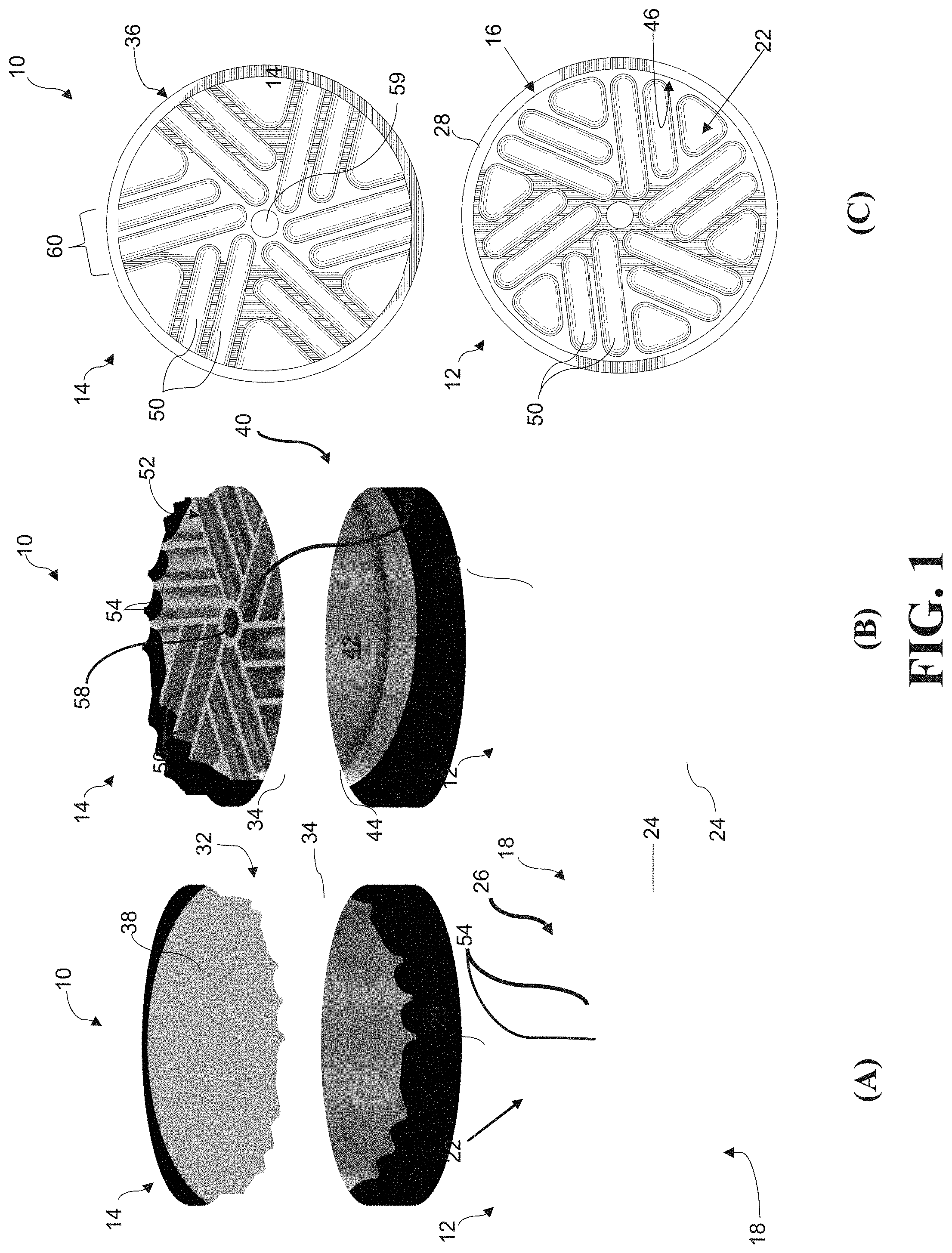 Patent US11779057 Figure 1 – Herb grinder