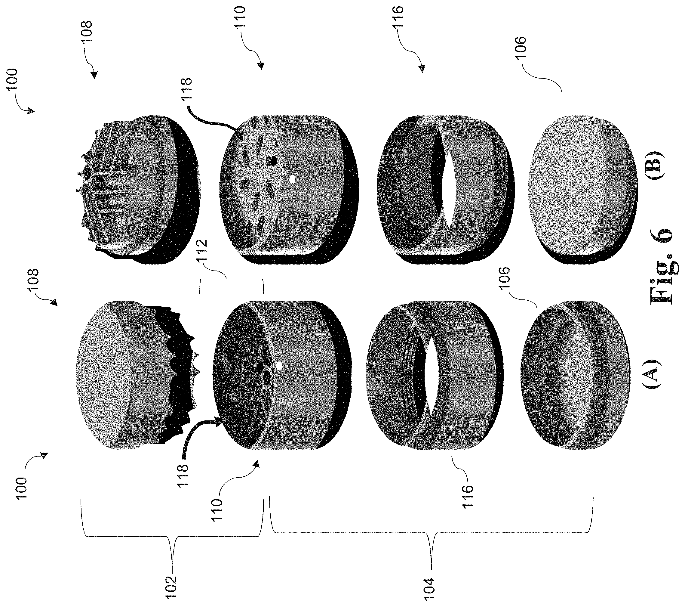 Patent US11779057 Figure 5 – Herb grinder