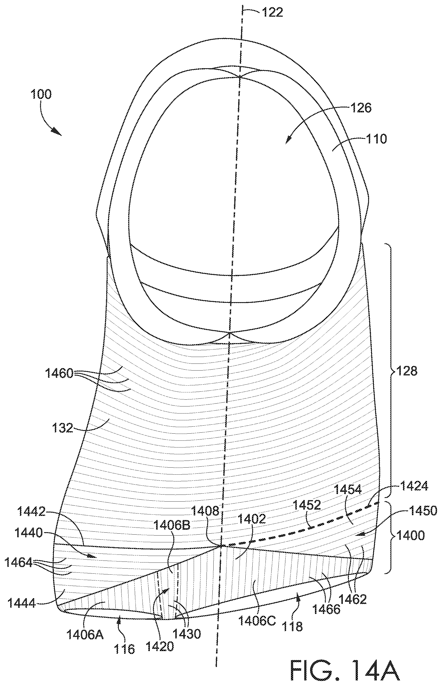 Patent US11779059 Figure 10 – Sock with toe anchor