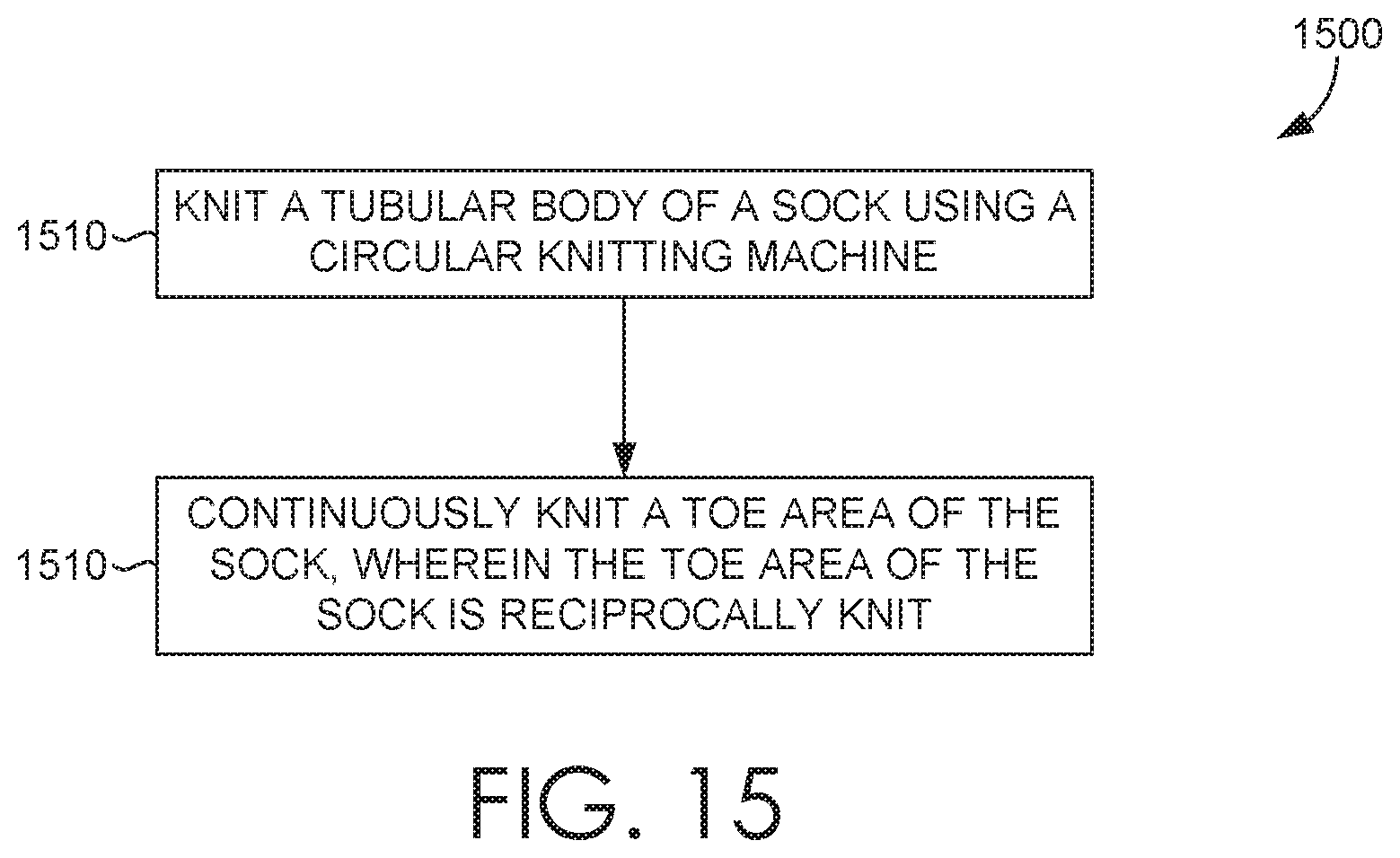 Patent US11779059 Figure 12 – Sock with toe anchor