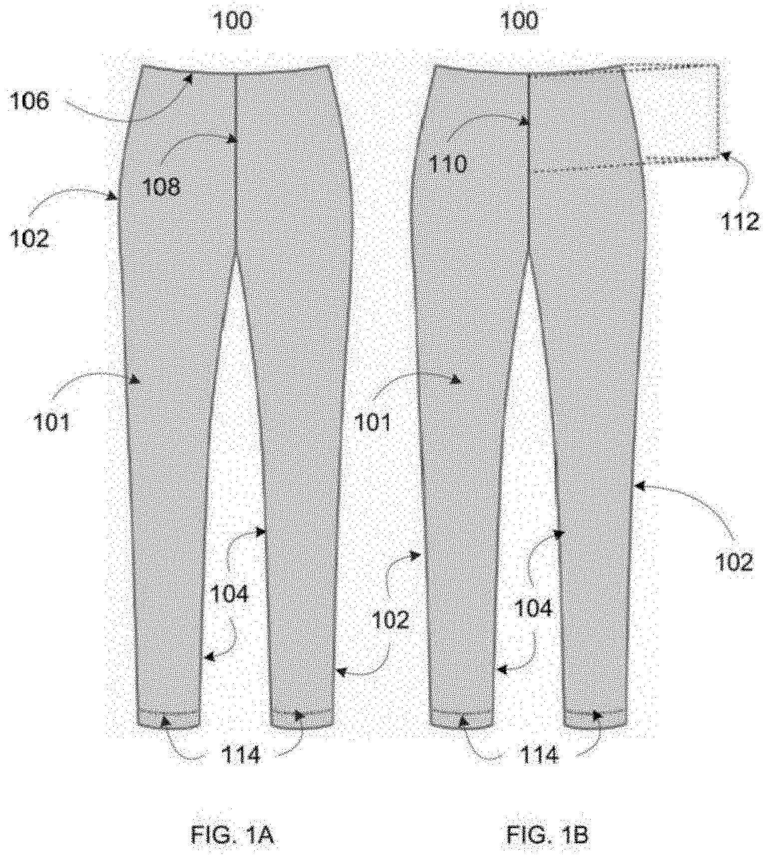 Patent US11779060 Figure 1 – Hidden control waistband garment