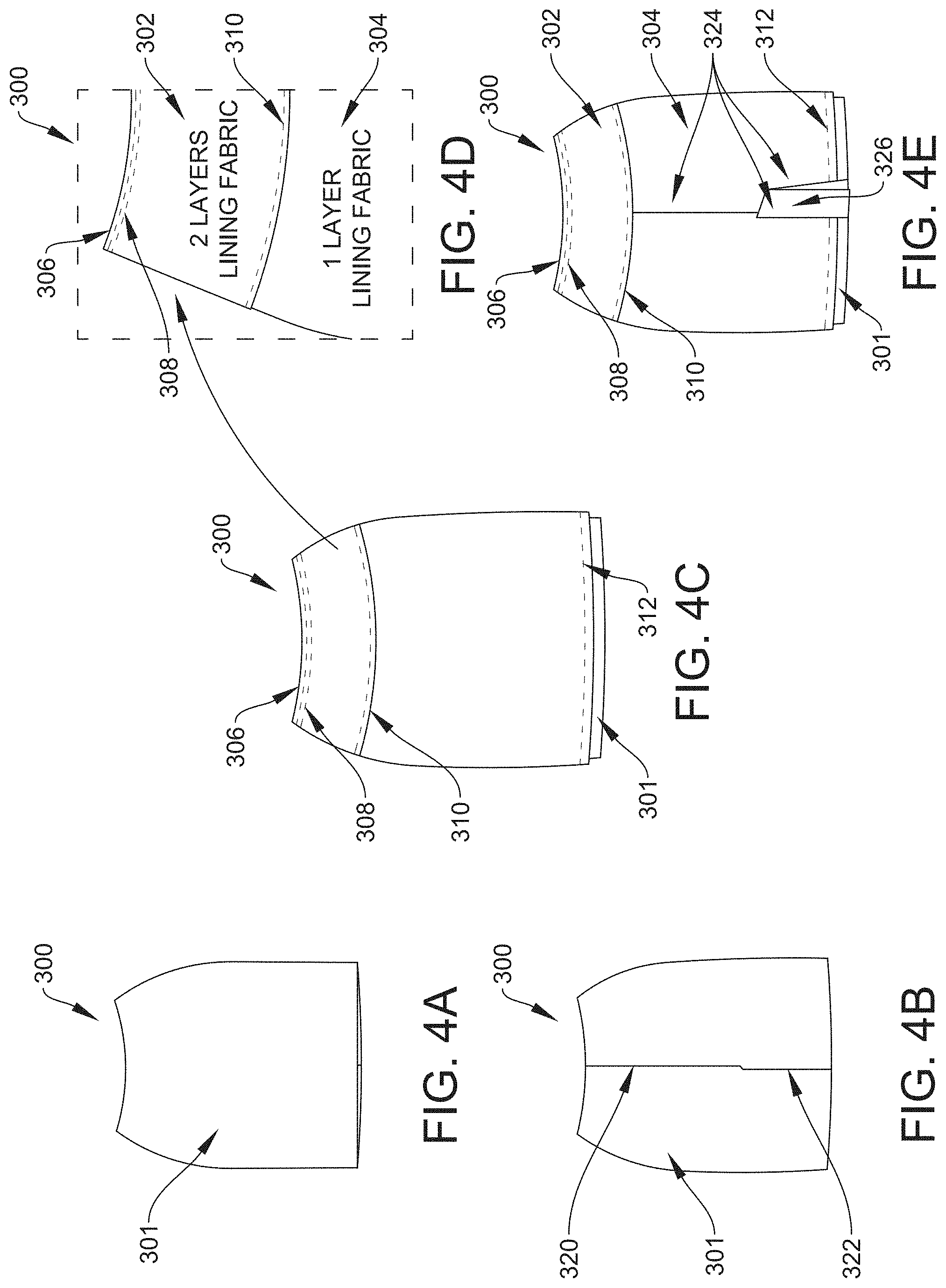 Patent US11779060 Figure 7 – Hidden control waistband garment